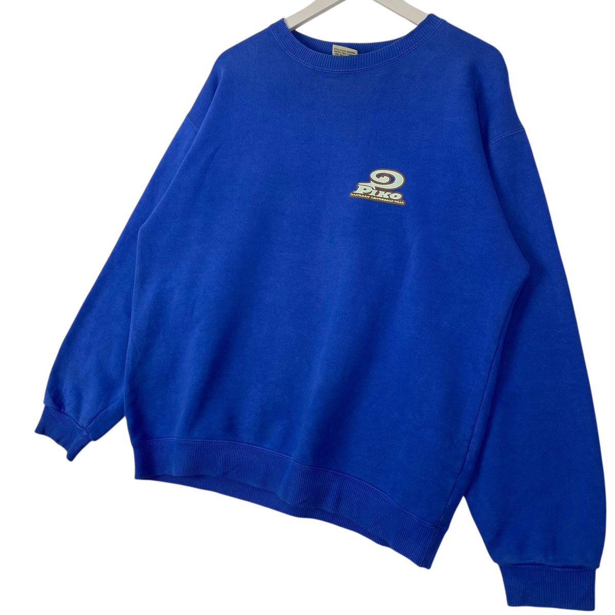 Other Vintage Piko Hawaiian Printed Crewneck Sweatshirt Navy Blue Size US L / EU 52-54 / 3 - 2 Thumbnail
