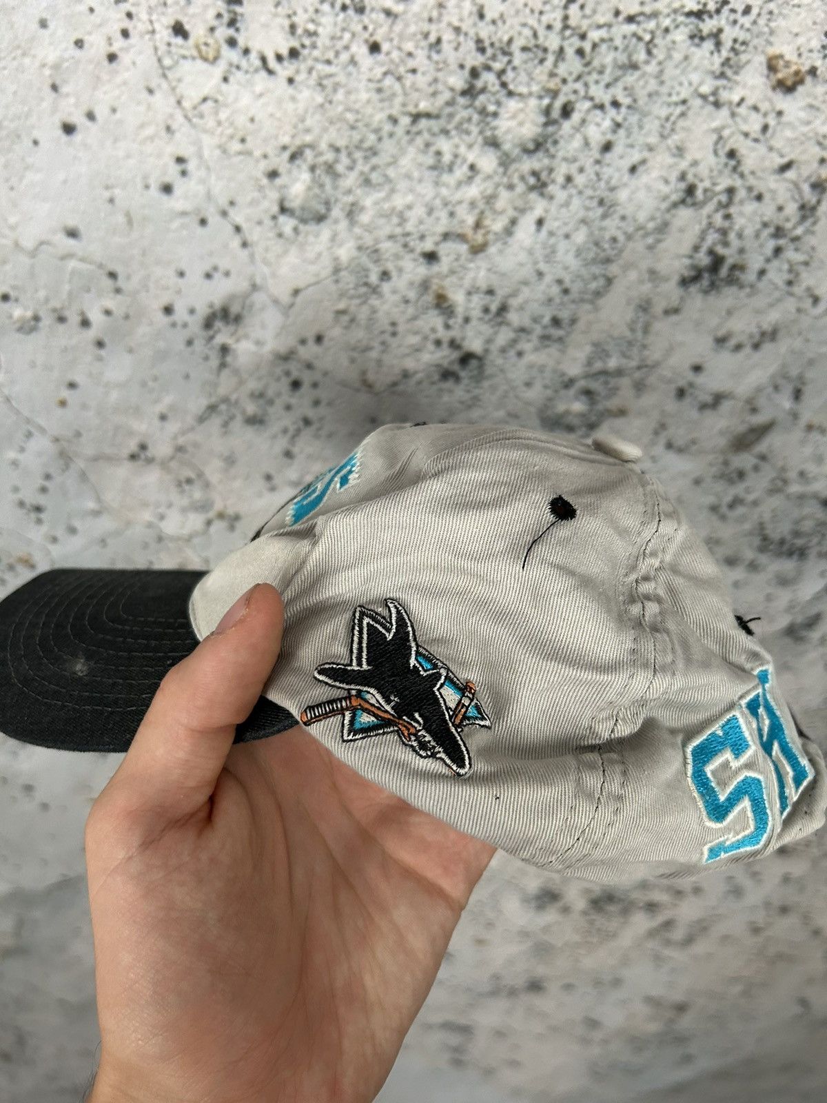 NHL Vintage NHL San Jose Sharks Snapback 90s Hockey Rare Size ONE SIZE - 5 Thumbnail
