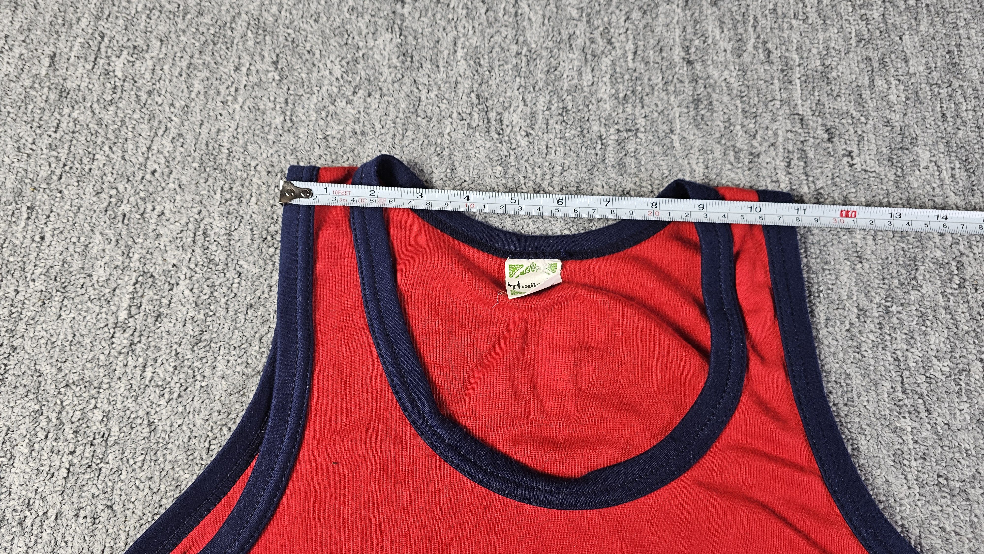 Other Vintage 90s Singha Beer Thailand Promo Tank Top Red Cotton L Size US L / EU 52-54 / 3 - 9 Thumbnail