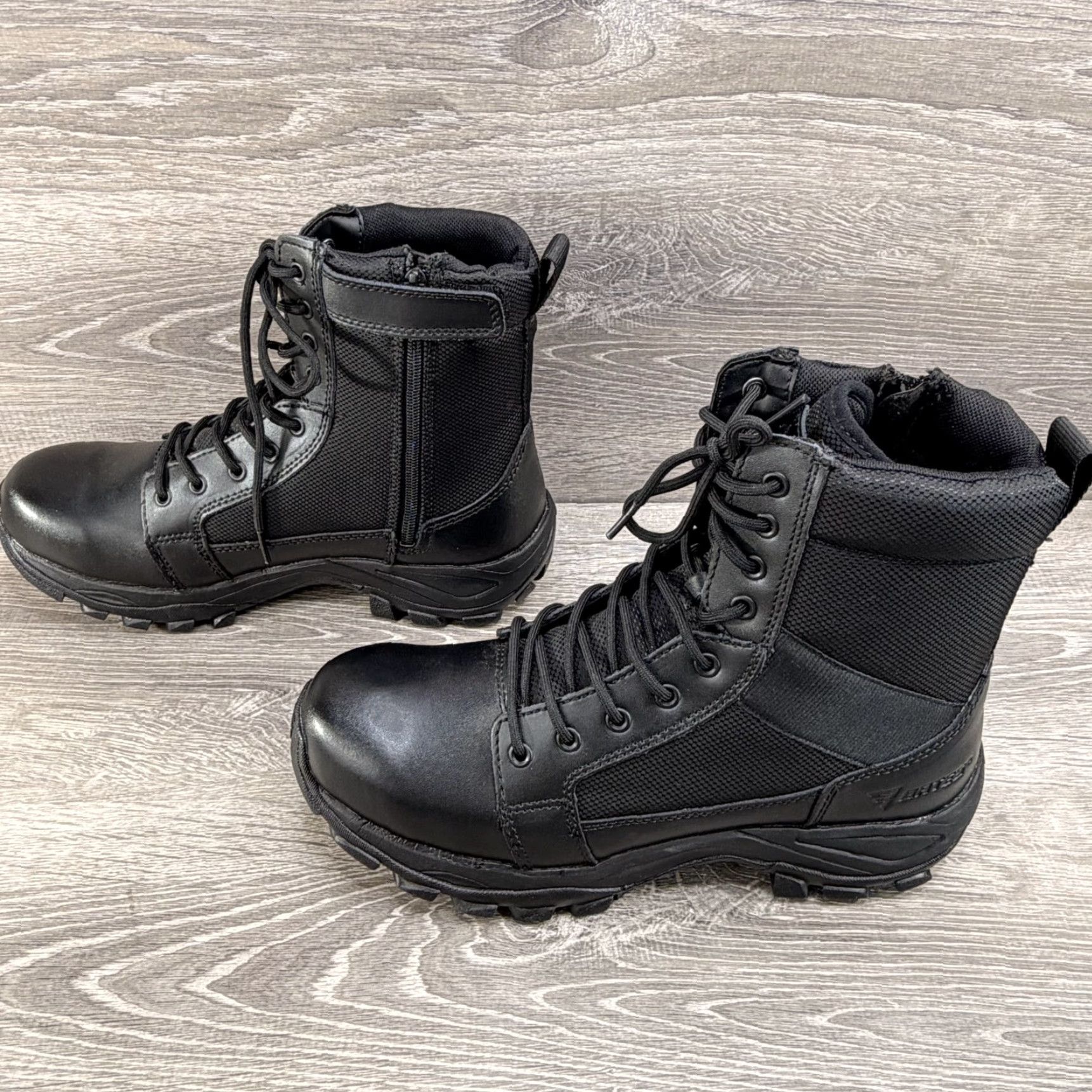 Vintage VINTAGE Bates Fuse Mens Boots Black Leather Tactical Military Combat Side Zip Size US 10 / EU 43 - 6 Thumbnail