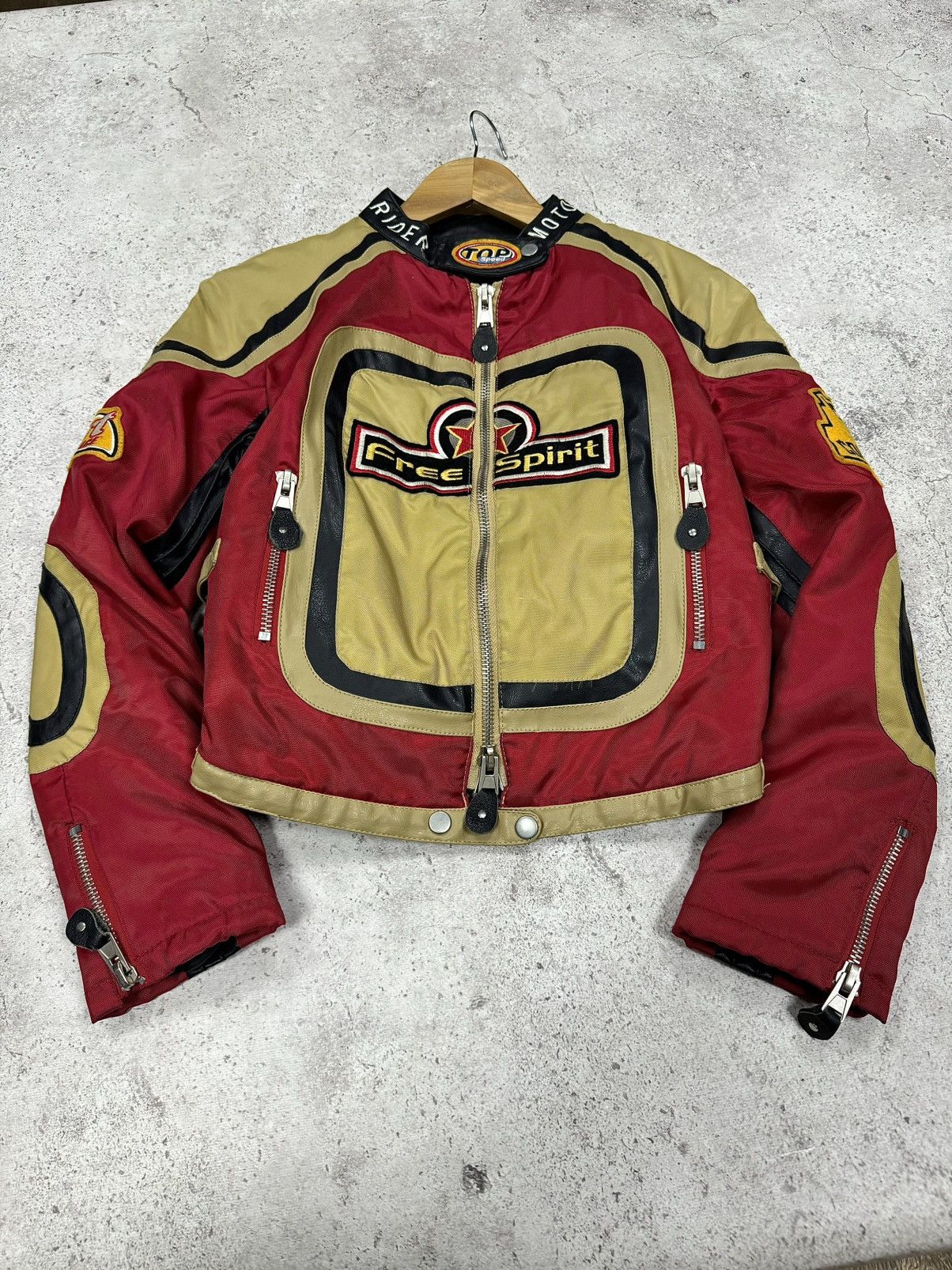 Japanese Brand Vintage 90s - 00s Team spirit Racing Jacket Size US S / EU 44-46 / 1 - 1 Thumbnail