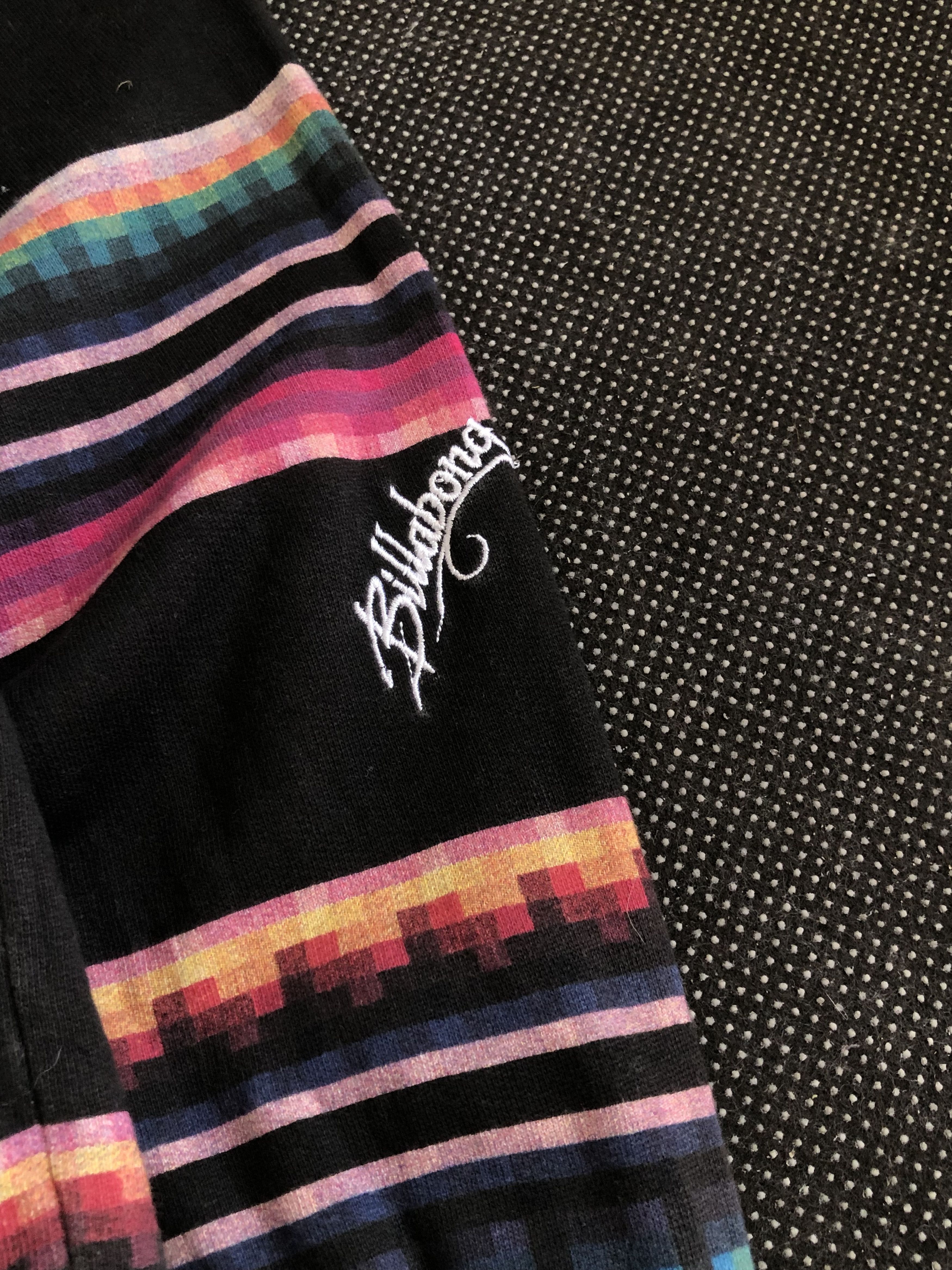 Billabong × Vintage RARE🔥VINTAGE Y2K BILLABONG NAVAJO AZTEC PRINT ZIPPER HOODIE Size US L / EU 52-54 / 3 - 7 Thumbnail