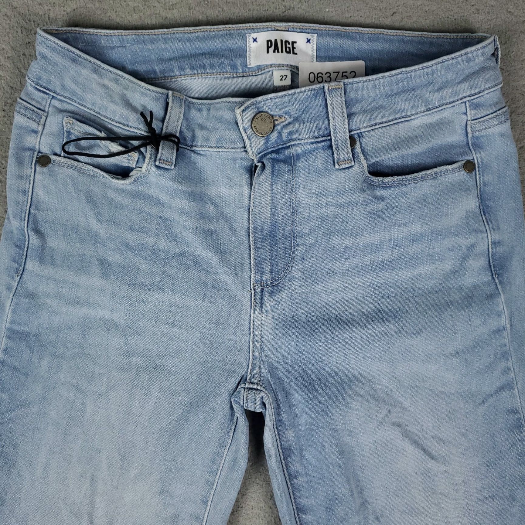 Paige Paige Jeans Womens 27x28 Blue Verdugo Ankle Skinny Leg Stretch Pants Size 27" / US 4 / IT 40 - 2 Thumbnail