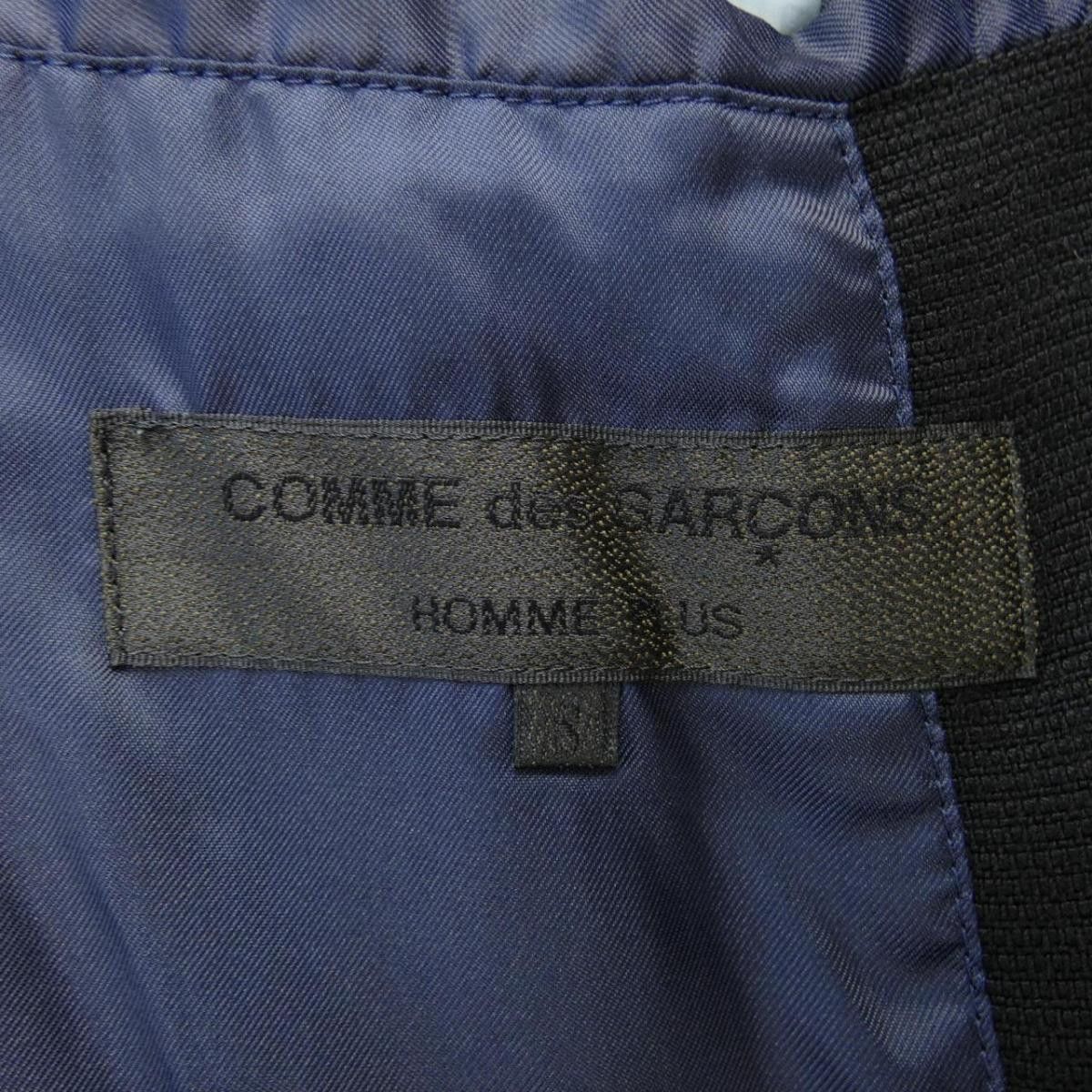 Comme des Garcons Jacket Rayon Plain Flap Pocket 2 Button Black Size US S / EU 44-46 / 1 - 6 Thumbnail