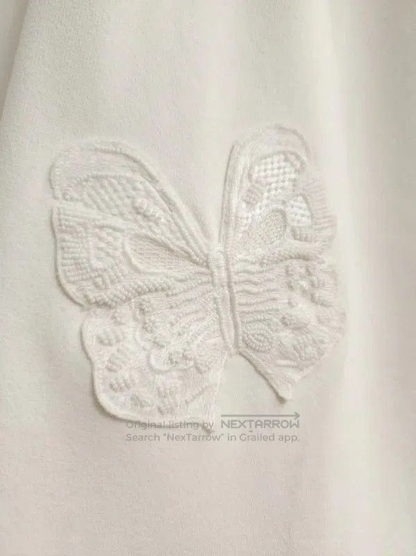 Valentino Valentino Short Sleeve White Dress for Spring . Size S / US 4 / IT 40 - 8 Thumbnail