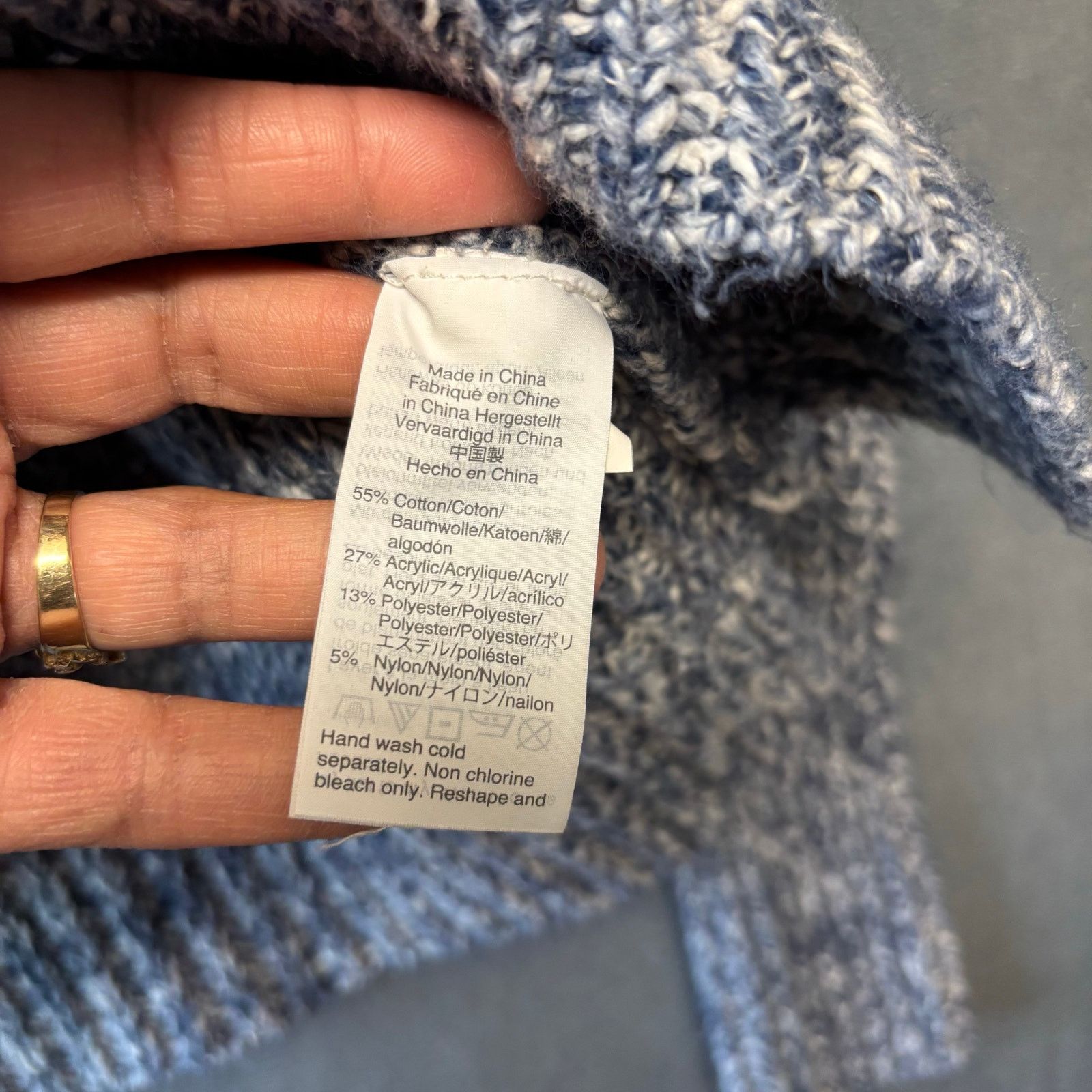 J.Crew Point Sur Sweater Fisherman Cable Knit Roll Neck Turtleneck Size XS / US 0-2 / IT 36-38 - 8 Thumbnail