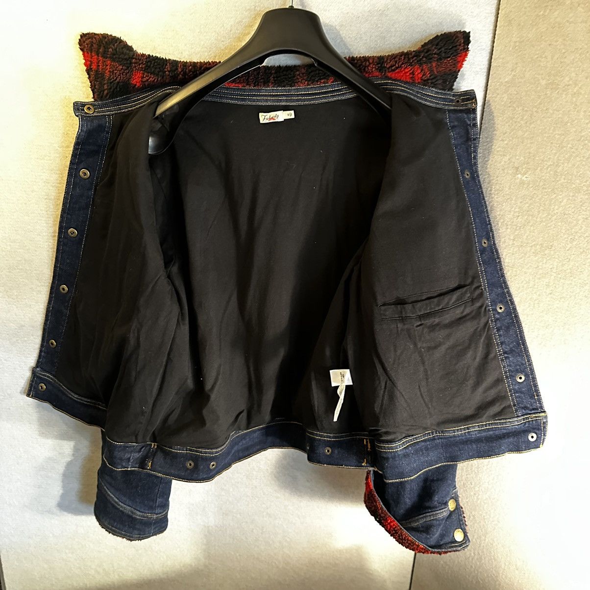 Faherty Faherty Denim Jacket with Fleece-Lined Collar and Cuffs Size M / US 6-8 / IT 42-44 - 5 Thumbnail