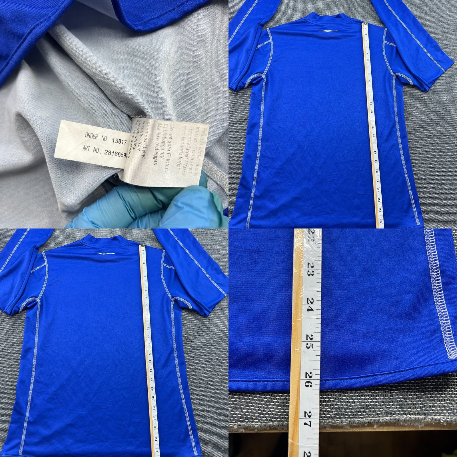 Umbro FK Molde Umbro Mens Home Football Jersey Shirt XL Blue Long Sleeve Rounded Neck Activewear Sports Football Moisture Wicking Quick Dry Size US XL / EU 56 / 4 - 8 Thumbnail