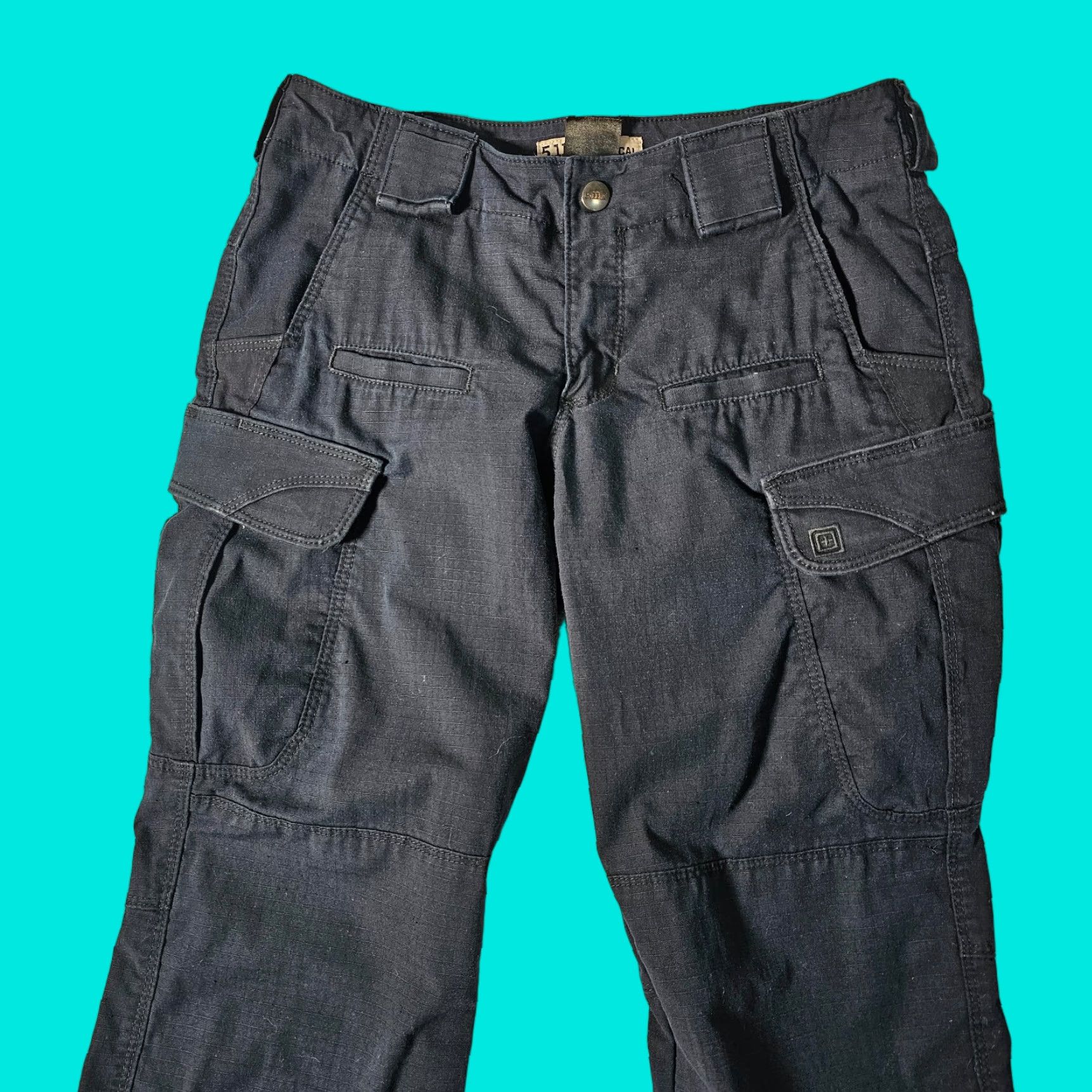 Vintage 5.11 Tactical Pants Adult Size 4 Blue Cargo Straight Leg Outdoor Workwear Womens Size 27" / US 4 / IT 40 - 1 Thumbnail
