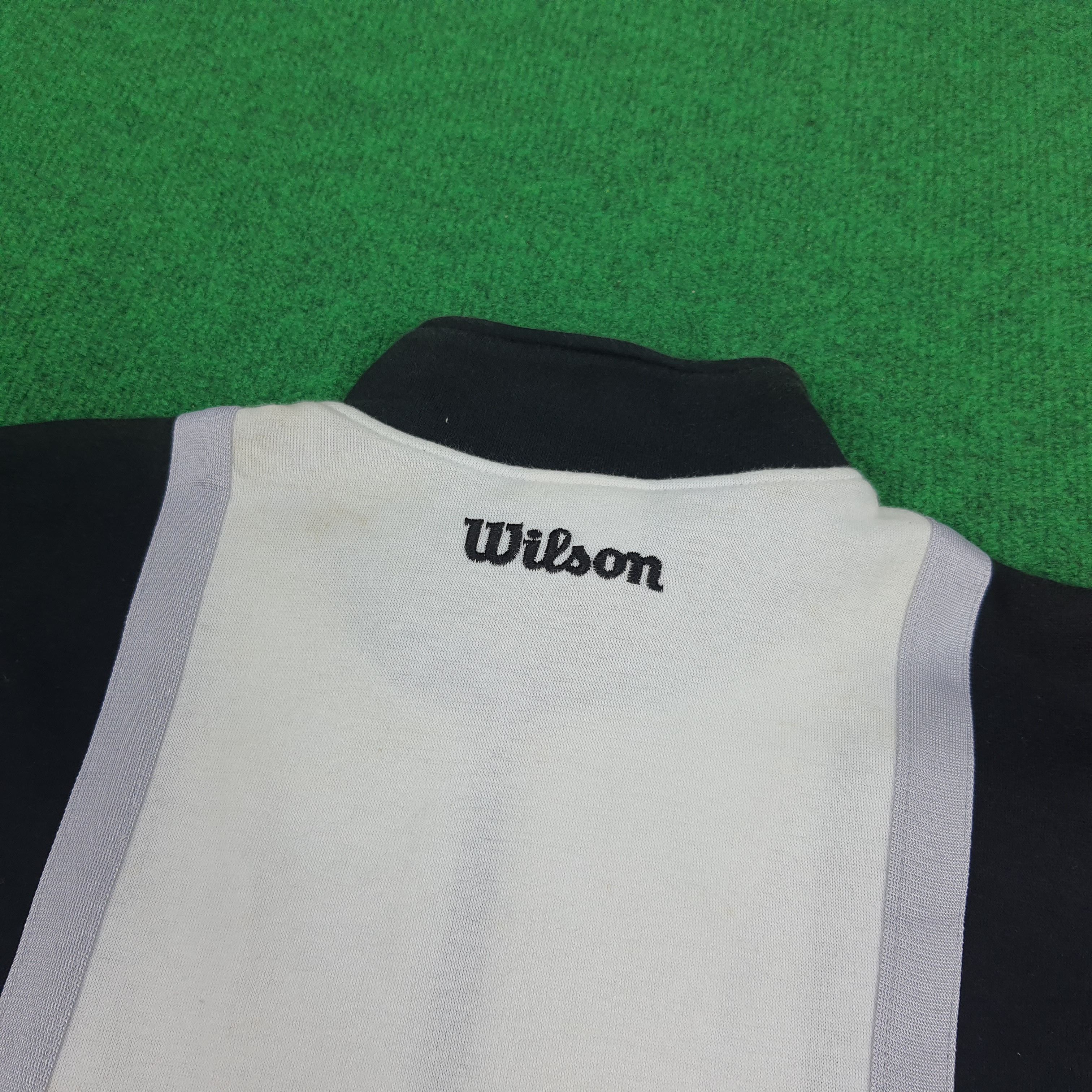 Vintage × Wilson Vintage Wilson Chicago Made To Win USA Halfzip Sweatshirt Size US L / EU 52-54 / 3 - 4 Thumbnail