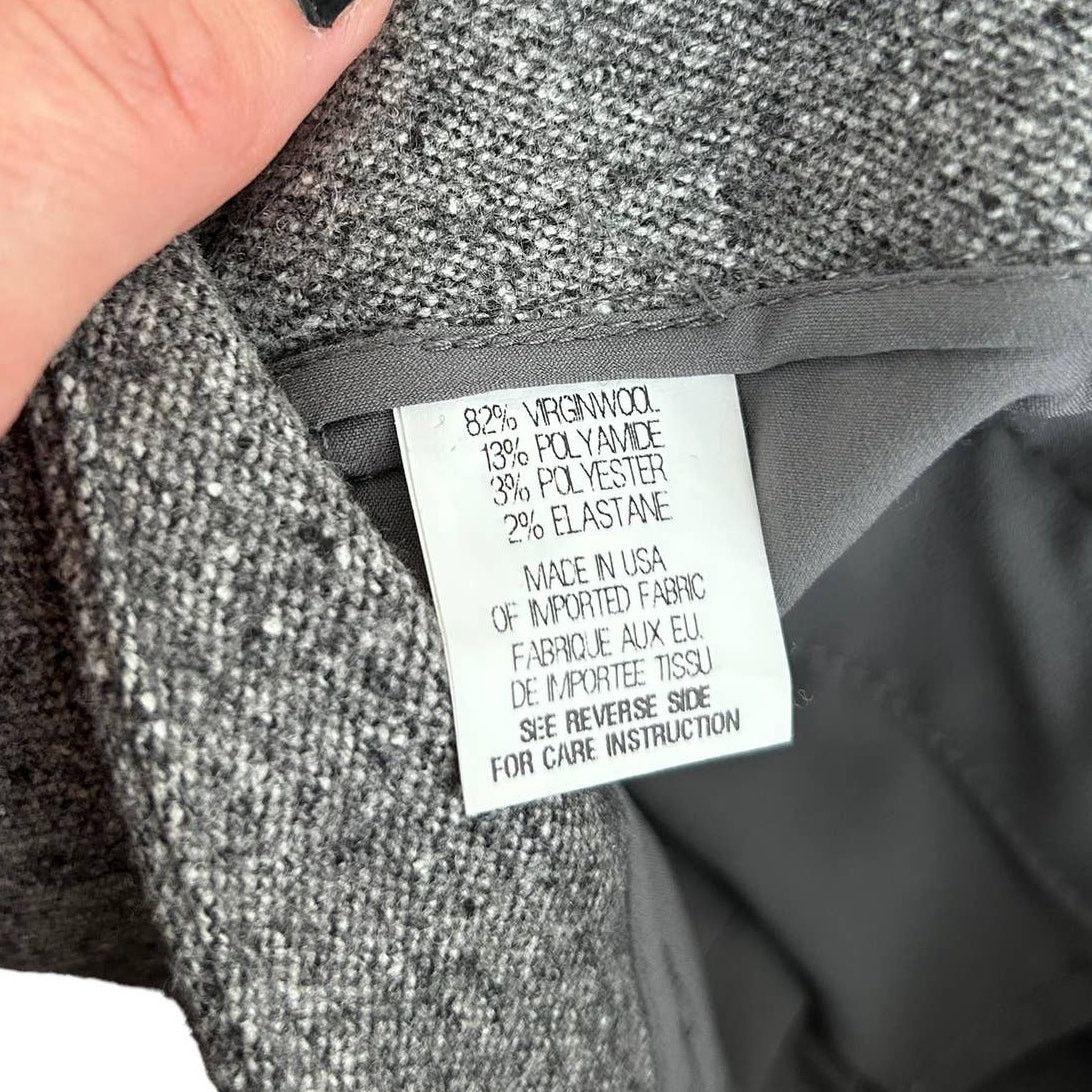Theory Theory Gray Virgin Wool Dress Pants Sz 2 Size 26" / US 2 / IT 38 - 3 Thumbnail