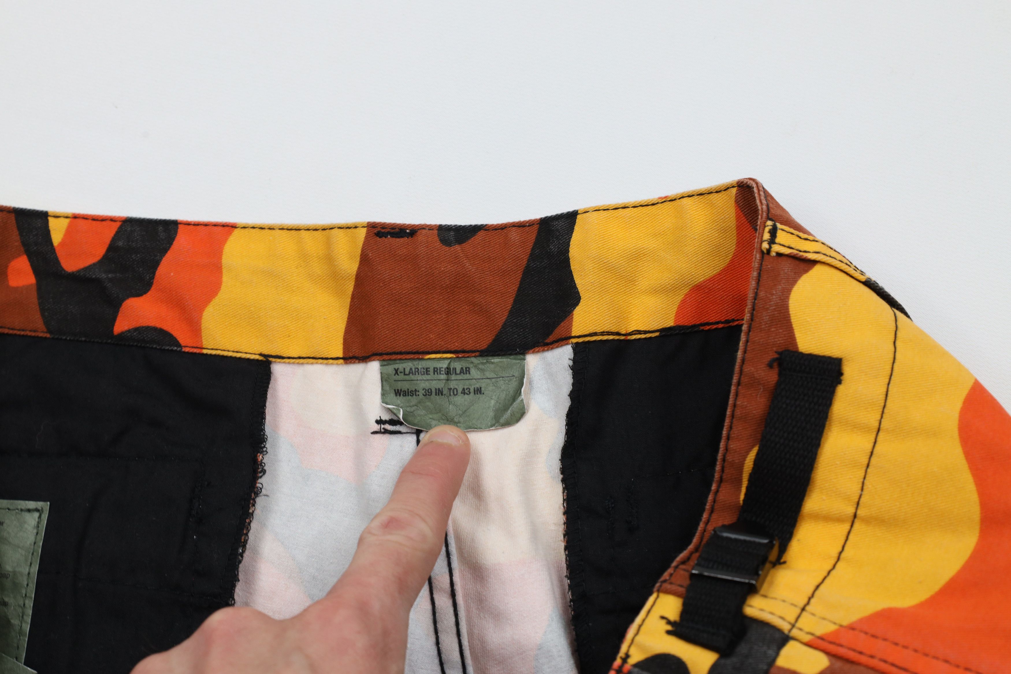 Rothco × Vintage Vintage Rothco Military BDU Camouflage Cargo Shorts Orange Size US 36 / EU 52 - 9 Thumbnail