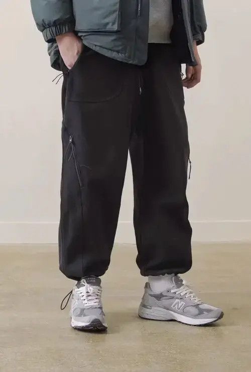 Jean 20AW Indigo Union Japan Black Worker Jogger Pants Size US 32 / EU 48 - 3 Thumbnail