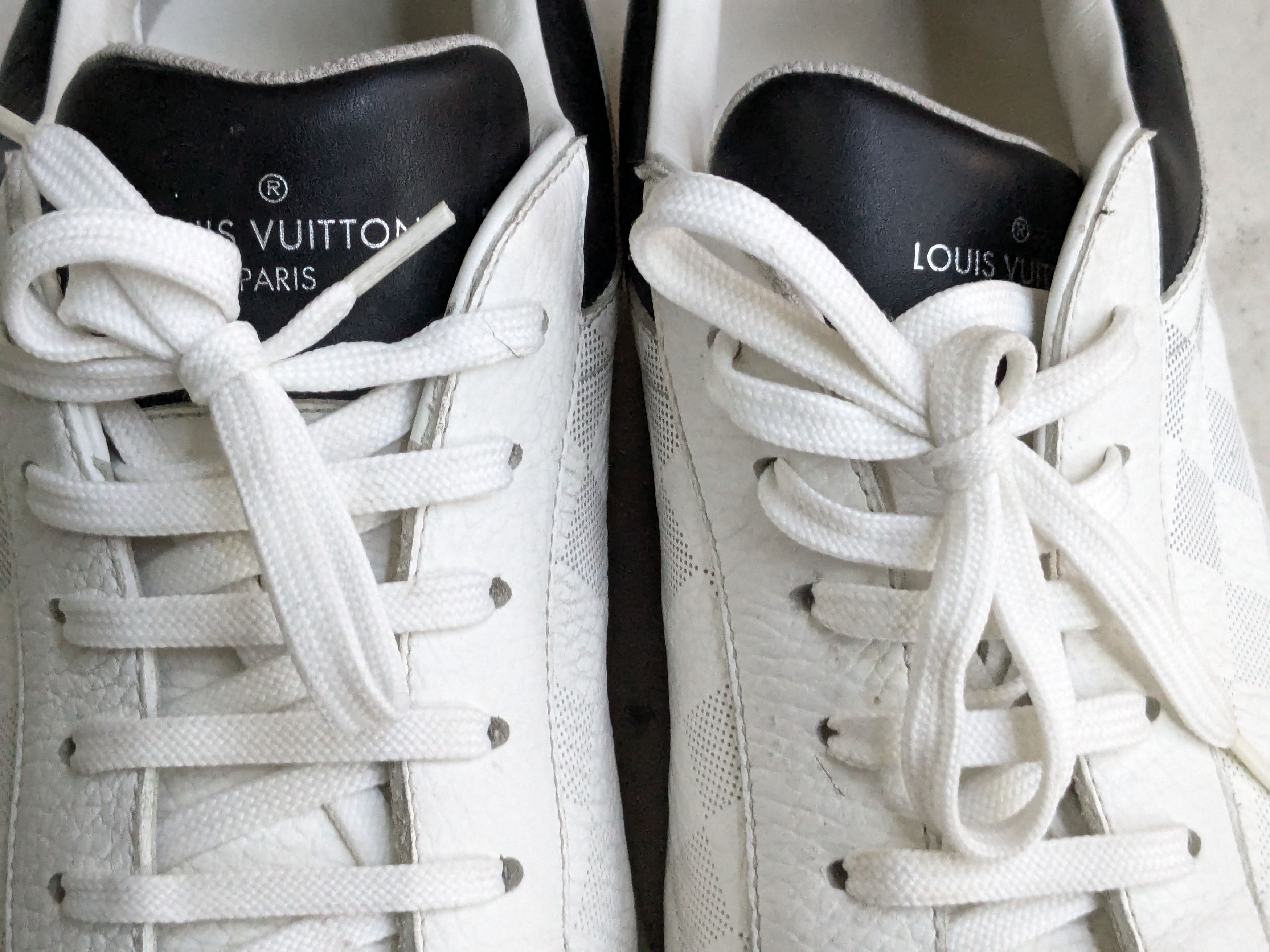 Louis Vuitton Louis Vuitton Sneakers White 10 Monogram Logo High Tops Size US 10 / EU 43 - 6 Thumbnail
