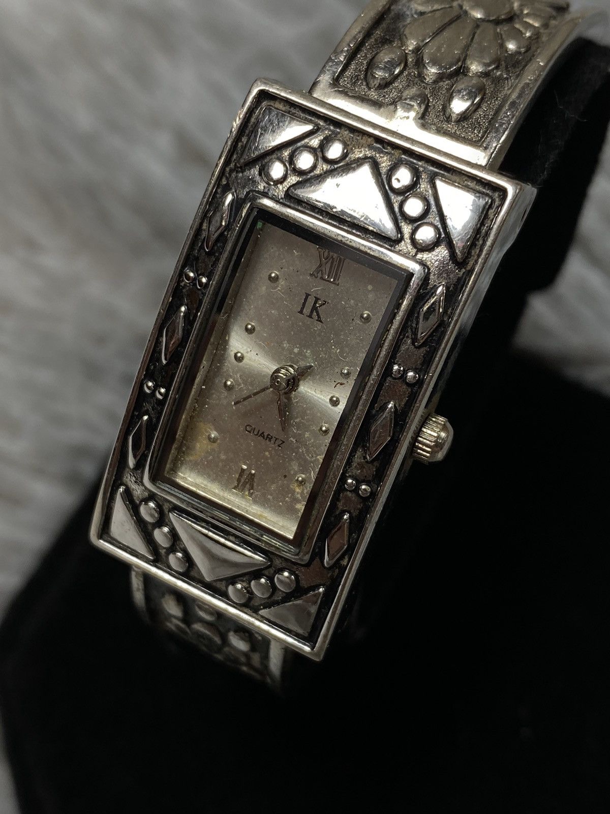 Hysteric Glamour × Japanese Brand ✅Futuristic✅ Silver Floral Bracelet Watch Japanese Brand Size ONE SIZE - 2 Thumbnail