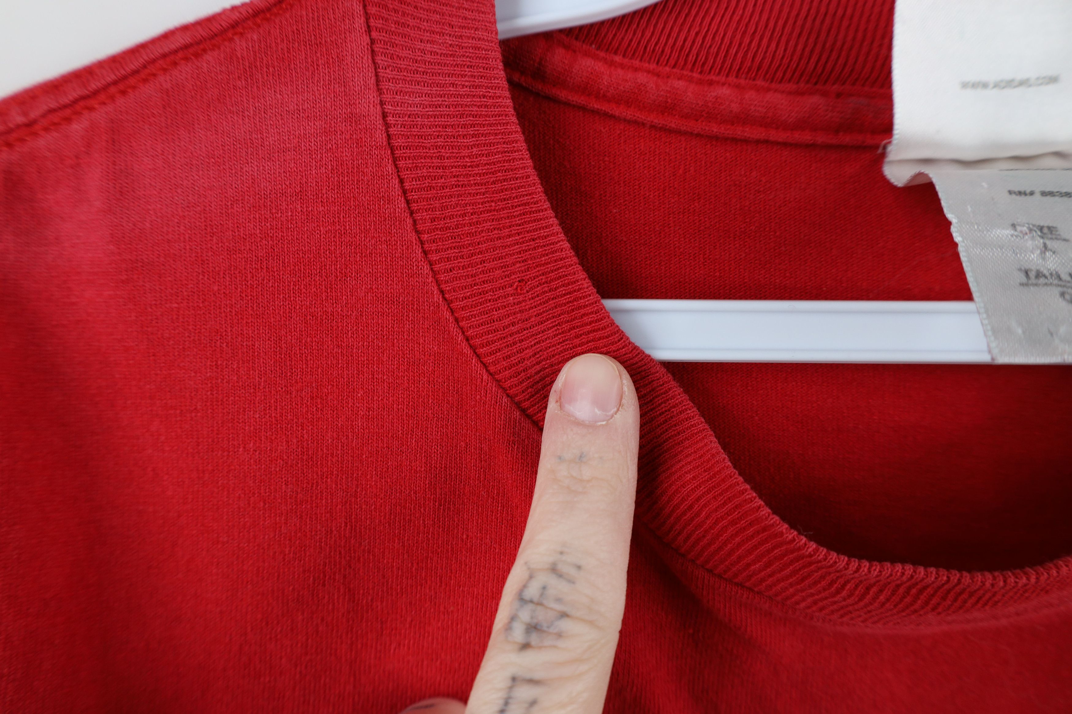 Adidas × Vintage Vintage Y2K 2003 Adidas Spell Out Short Sleeve T-Shirt Red Size US L / EU 52-54 / 3 - 5 Thumbnail