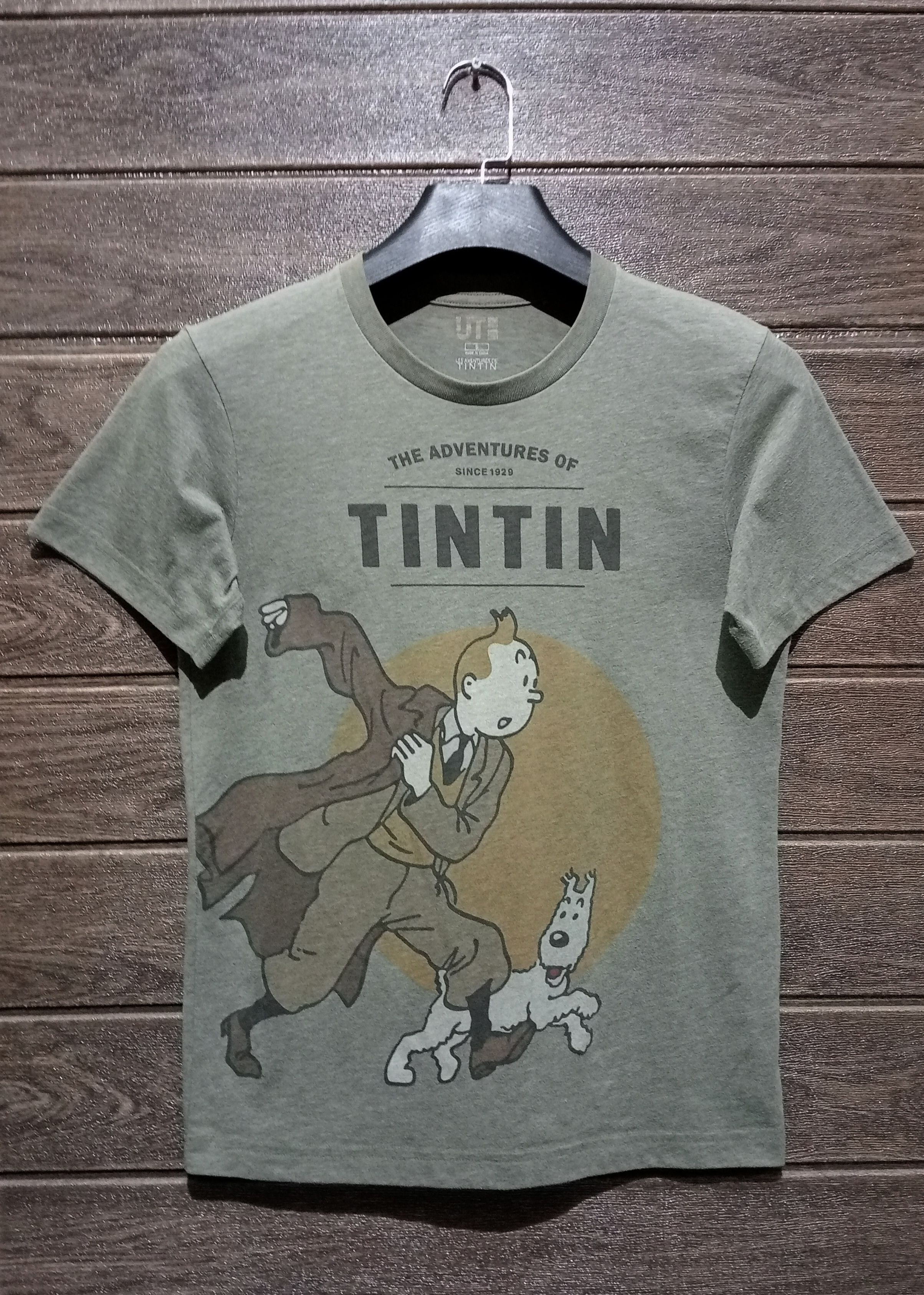 Cartoon Network The Adventures of Tintin Uniqlo Tee Size US S / EU 44-46 / 1 - 1 Thumbnail