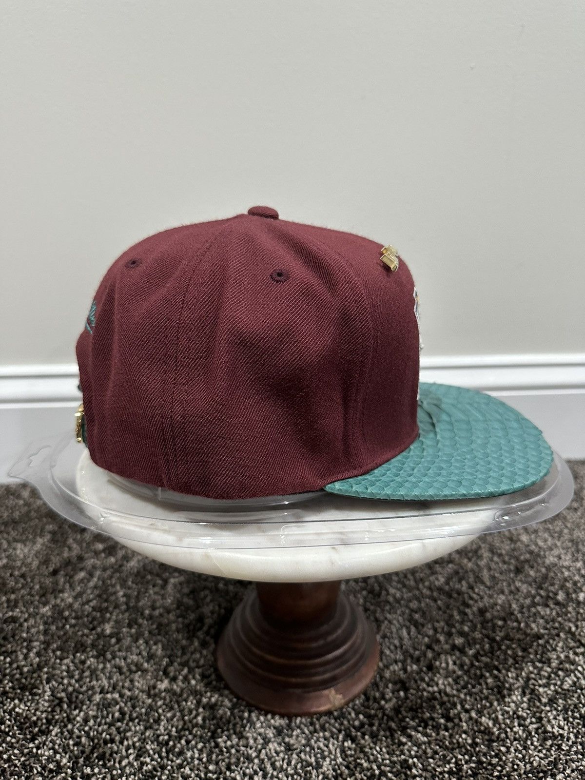 Just Don Just Don x Mitchell & Ness NHL Anaheim Mighty Ducks Hat Size ONE SIZE - 2 Thumbnail