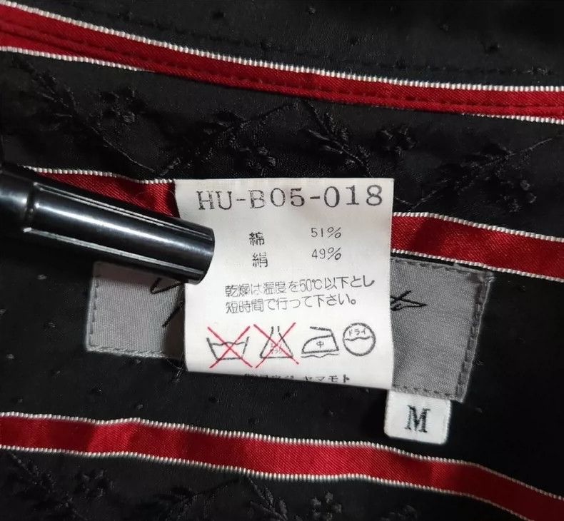Yohji Yamamoto Yohji Yamamoto 1997 SS embroidered silk-blend shirt Size US M / EU 48-50 / 2 - 6 Thumbnail