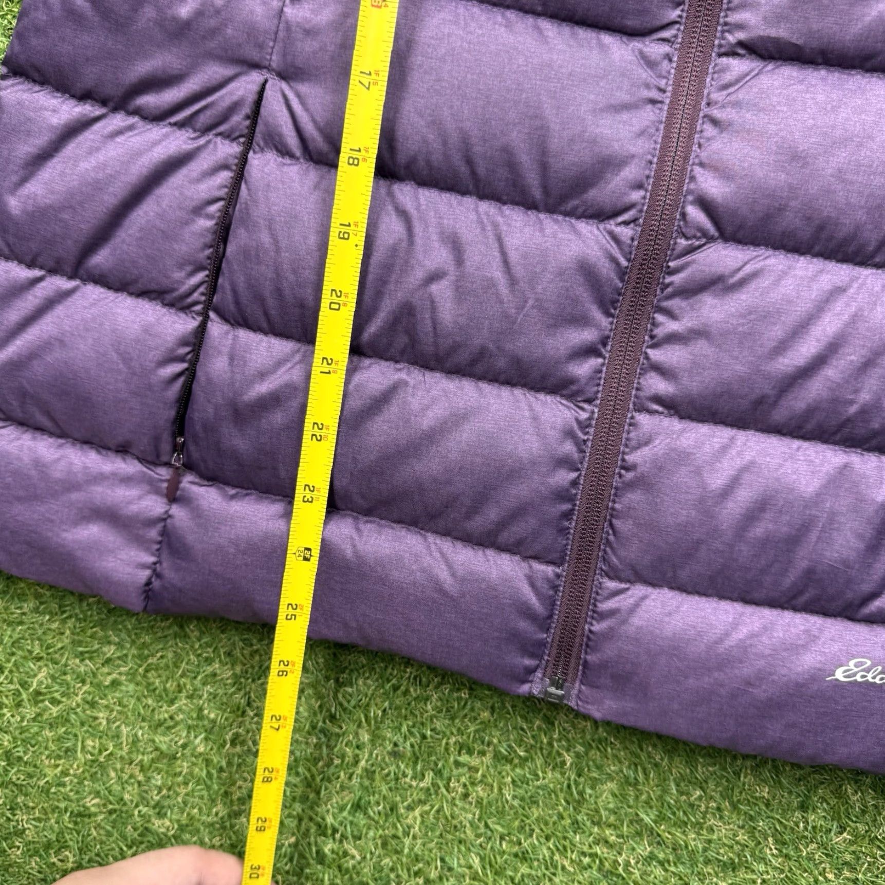 Eddie Bauer Eddie Bauer Vest Womens Large Purple Puffer Down First Ascent Storm 800 Packable Size L / US 10 / IT 46 - 3 Thumbnail