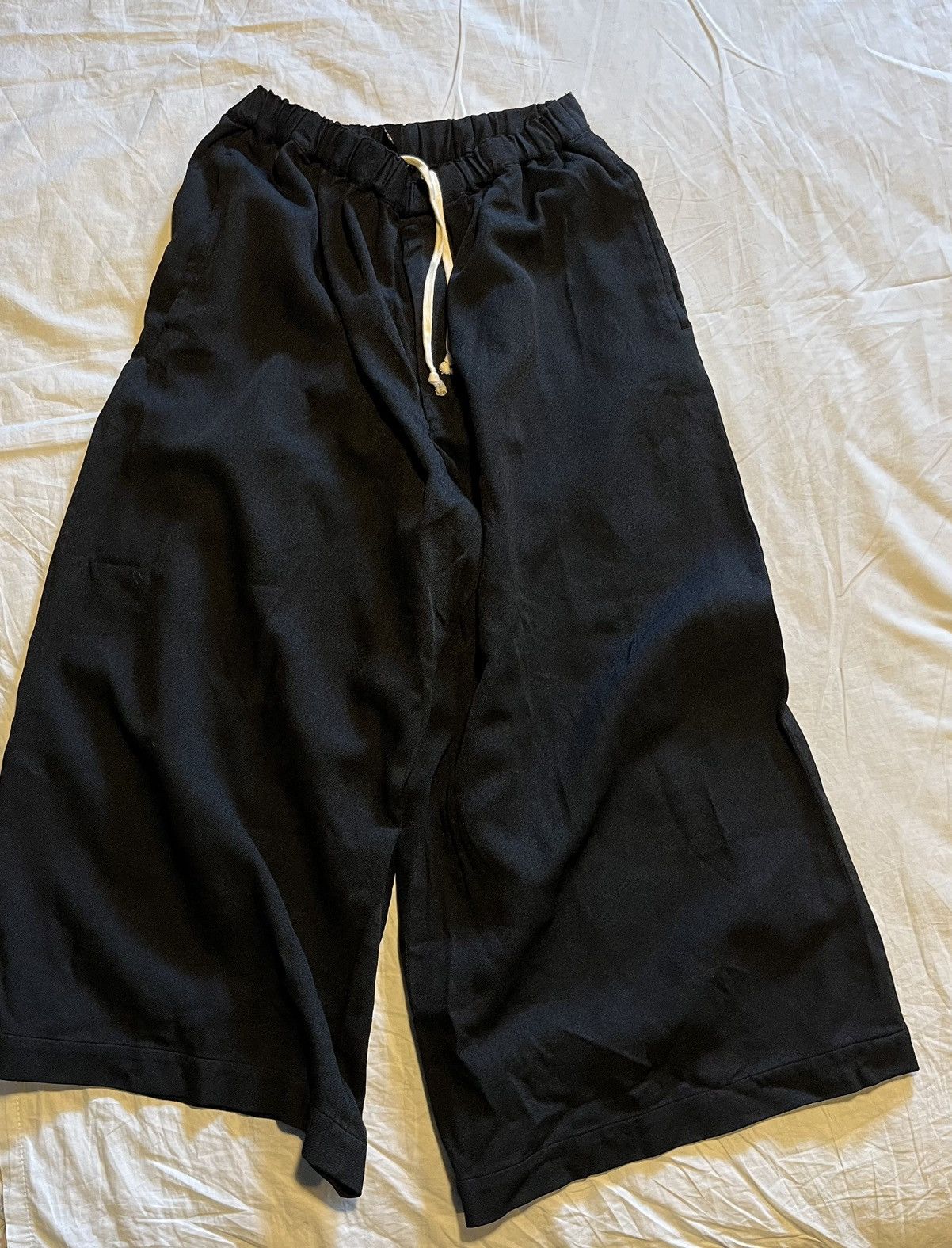 Comme des Garcons Comme des Garçons Black wide leg pants. Size US 26 / EU 42 - 14 Thumbnail