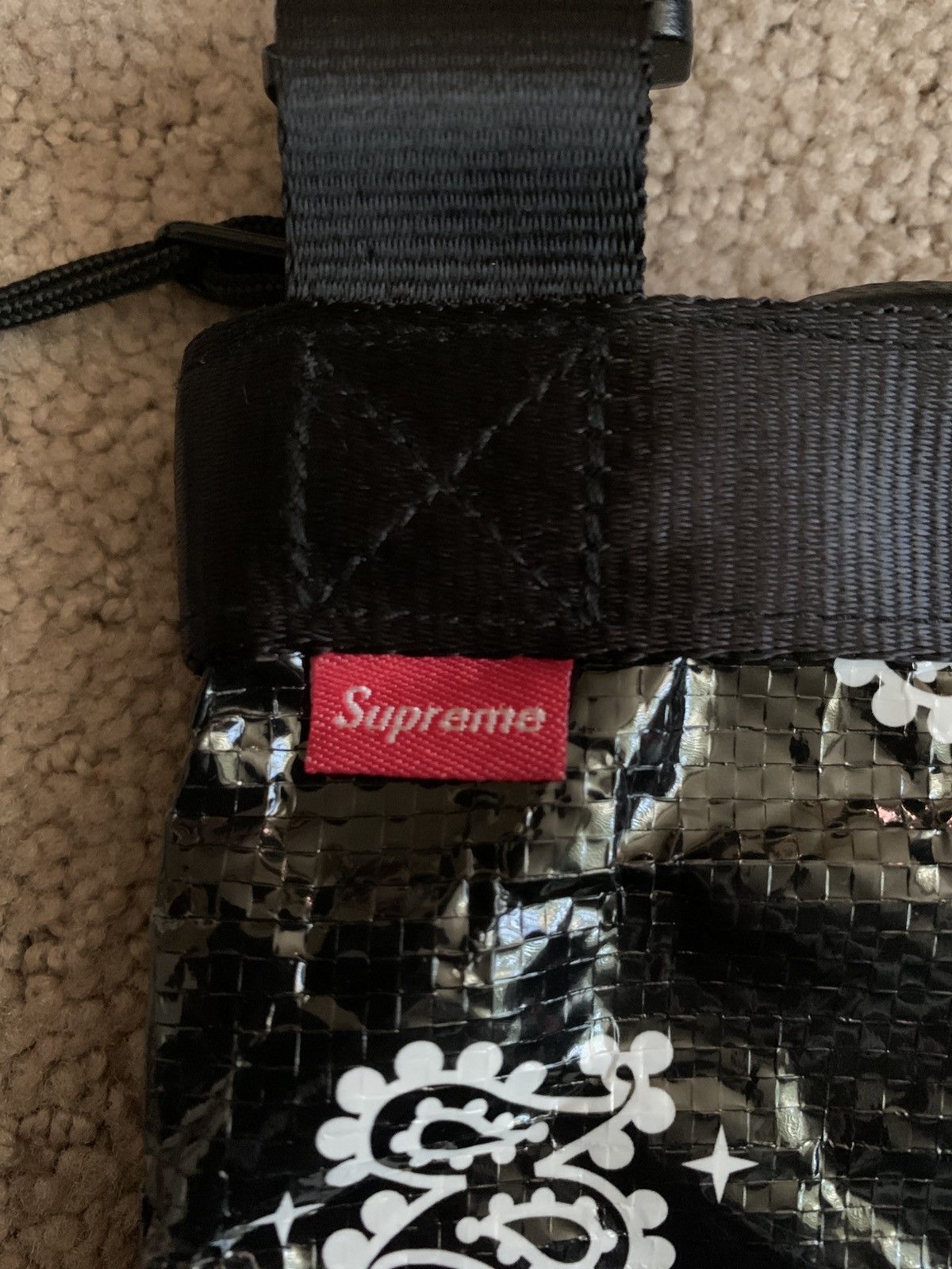 Supreme Paisley Shoulder Bag