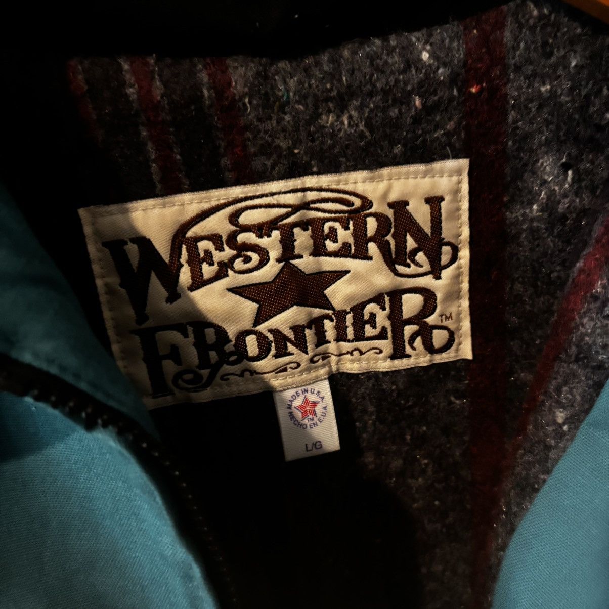 Vintage Vintage Western Frontier Turquoise Aztec Jacket Size US L / EU 52-54 / 3 - 2 Thumbnail