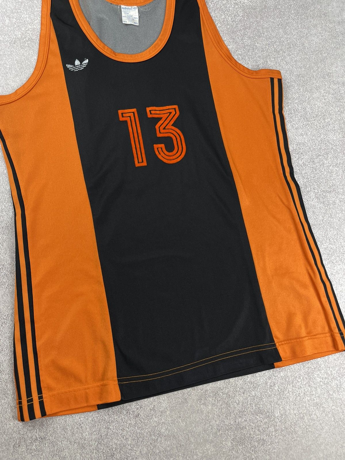 Adidas Vintage Adidas 70-80’s Tank Top Running Jersey #13 Size M-L Size US M / EU 48-50 / 2 - 2 Thumbnail