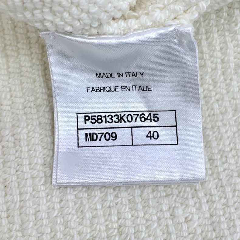 Chanel Chanel Beige cotton V-neck long-sleeved tassel knitted dre Size S / US 4 / IT 40 - 7 Thumbnail