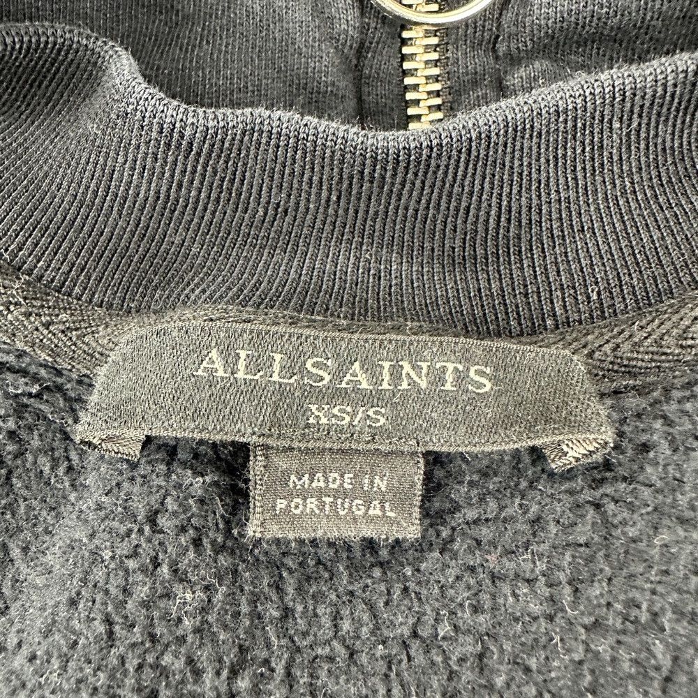 Allsaints AllSaints Black 1/4 Zip Artillery Sweatshirt Women’s Size X Size XS / US 0-2 / IT 36-38 - 3 Thumbnail