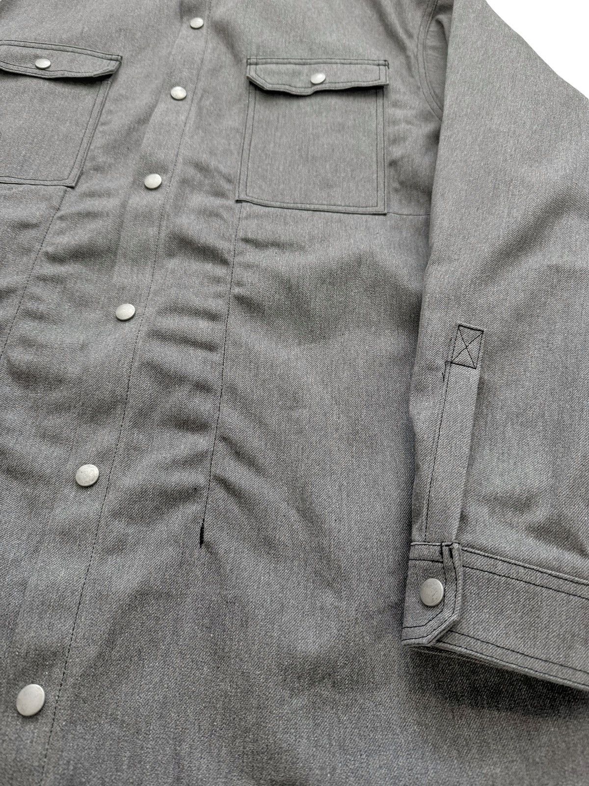 Rick Owens × Rick Owens Drkshdw Limited Japanese Selvedge Denim Jumbo Outershirt Size US M / EU 48-50 / 2 - 4 Thumbnail