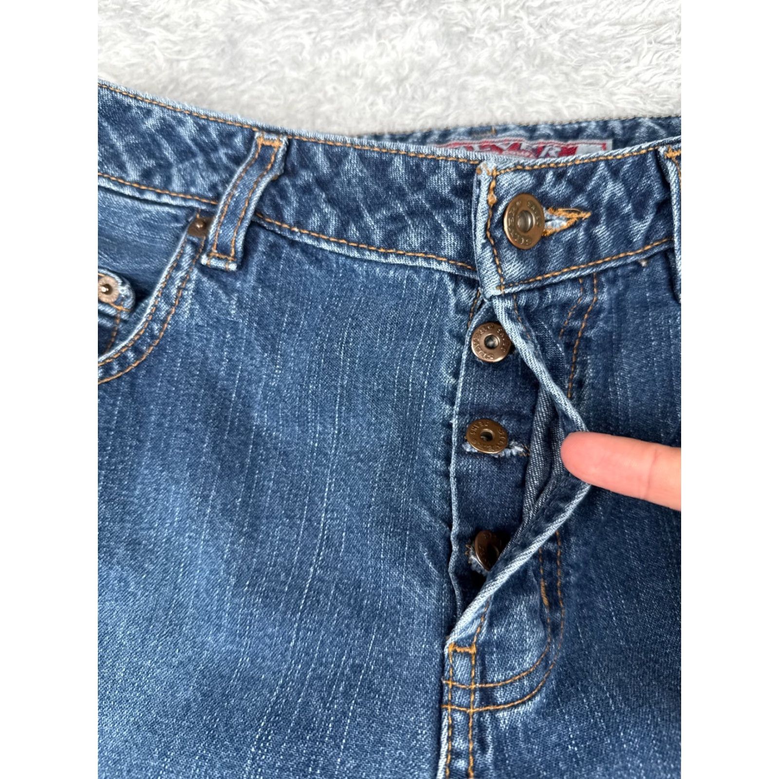 Silver Jeans Co. VINTAGE Silver Jeans Womens Jeans Blue Denim Bootcut Mid Rise 29x34 Size 24" / US 00 / IT 34 - 5 Thumbnail