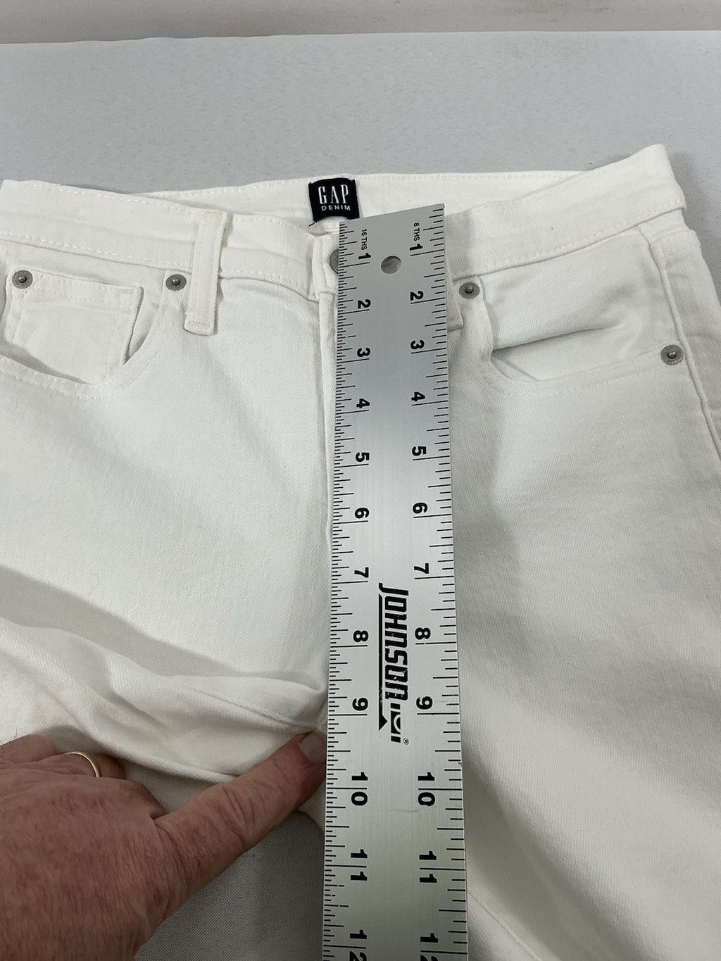 Gap Womans Gap Denim True Skinny White Jeans Size 4/27R Size 27" / US 4 / IT 40 - 6 Thumbnail