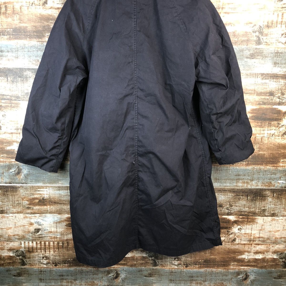 Vintage Vintage military Black Raincoats jacket #A2546 Size US L / EU 52-54 / 3 - 13 Thumbnail