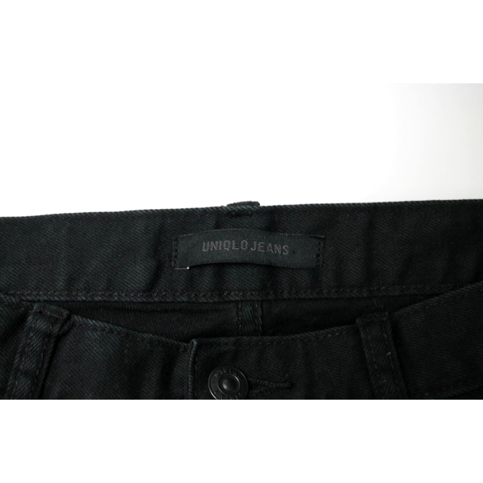Uniqlo Uniqlo Jeans Men's W31/L34 Selvedge Slim Fit Zip Fly Denim Black Size US 31 - 6 Thumbnail