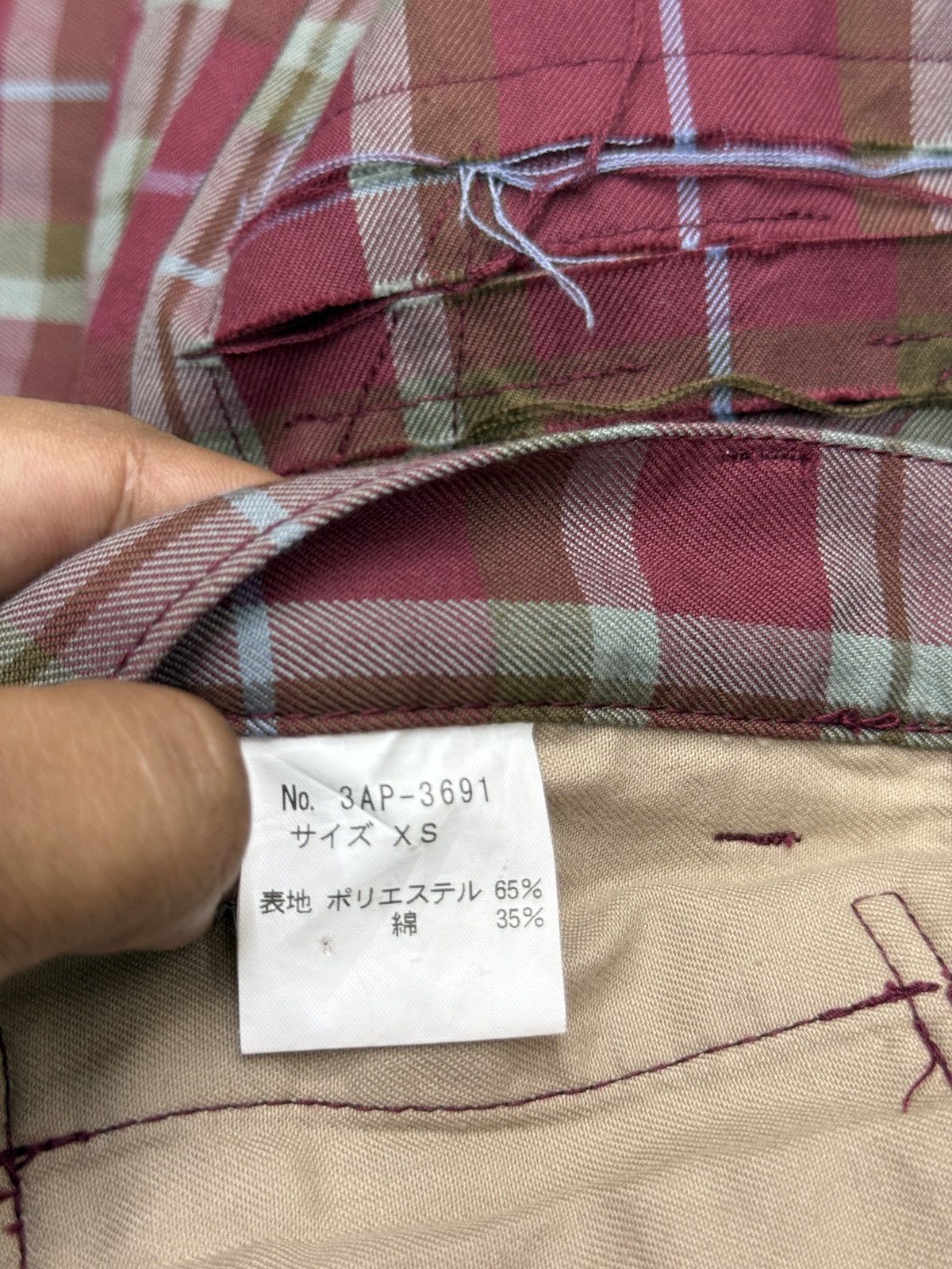 Hysteric Glamour 🔥🔥🔥ARCHIVE HYSTERIC GLAMOUR TARTAN PUNK PANTS Size 28" / US 6 / IT 42 - 17 Thumbnail