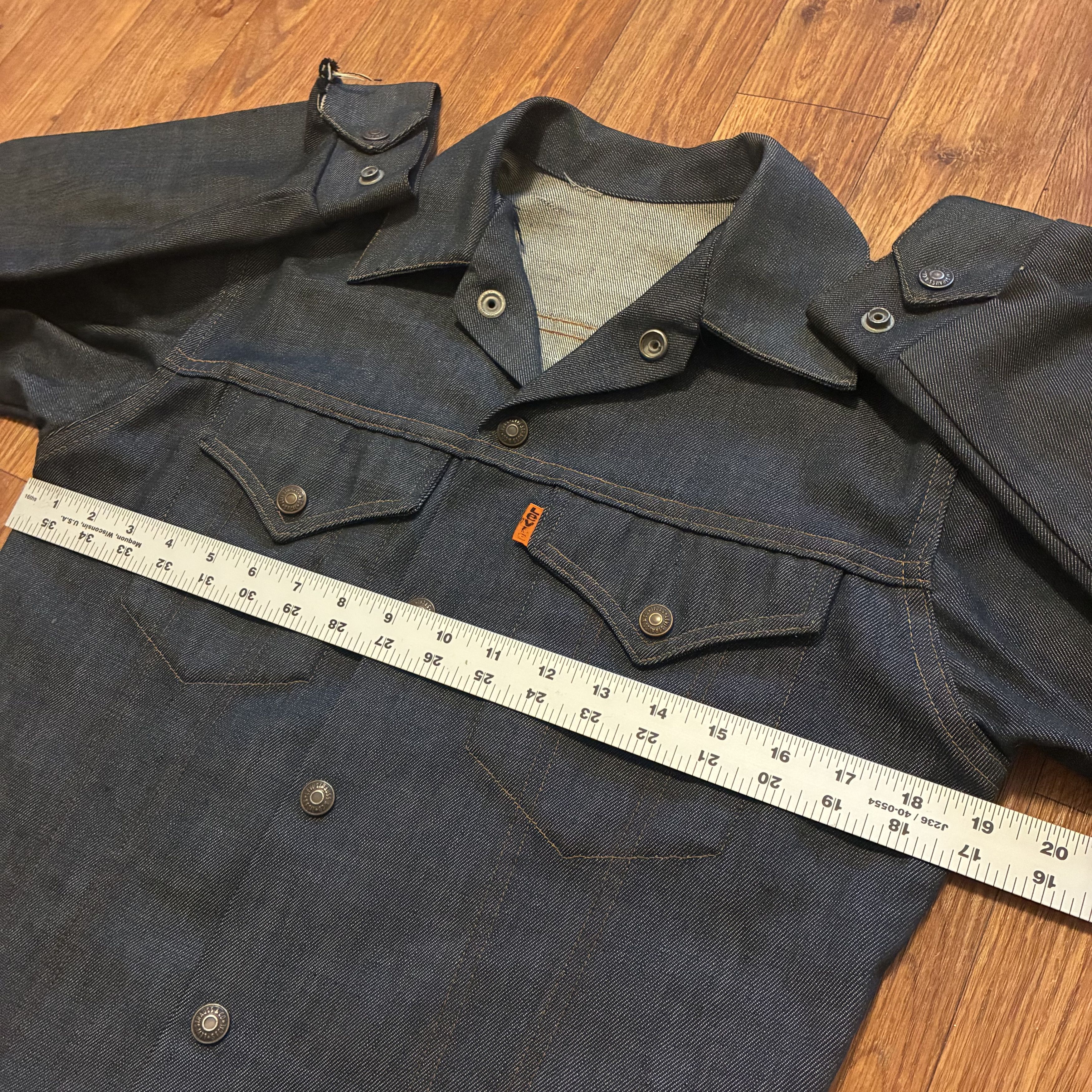 Levi's Vintage Clothing Vintage 70s Levi's Orange Tab Patched Denim Jacket Size S / US 4 / IT 40 - 6 Thumbnail