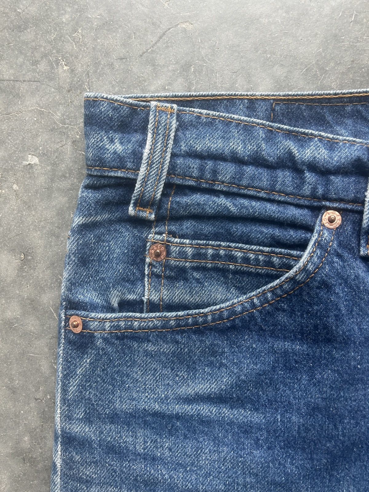 Levi's × Vintage Vintage 90s Levi’s 517 Orange Tab Denim Jeans 33x30 Size US 33 - 2 Thumbnail
