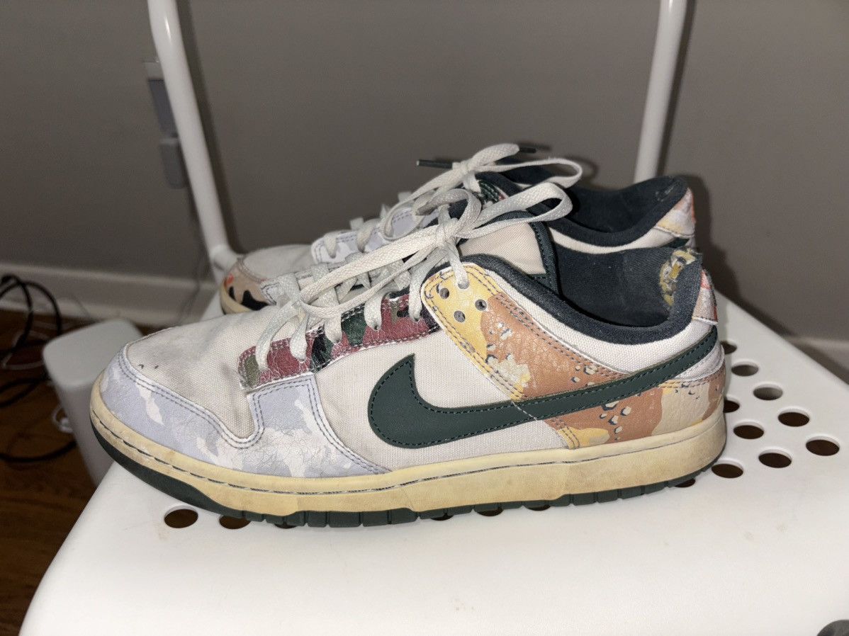 Nike Nike Dunk Low SE Sail Multi-Camo Size 10 Size US 10 / EU 43 - 7 Thumbnail
