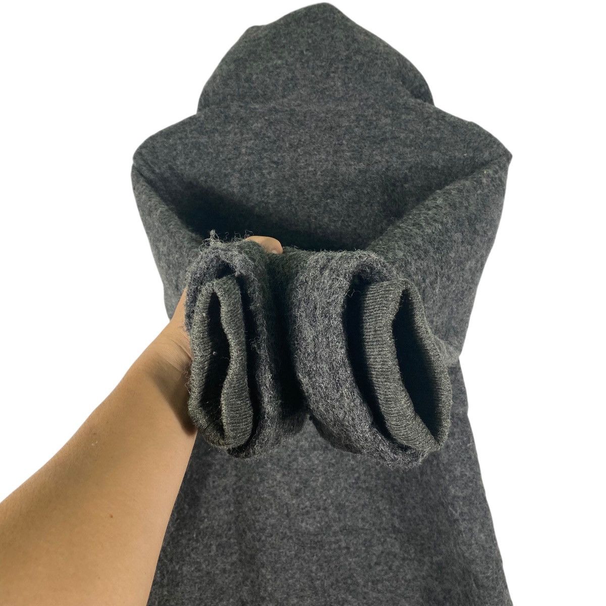 Max Mara Bliss Point Grey Wool Coat, Manifattura Mac & Co. Italy, Size M / US 6-8 / IT 42-44 - 12 Thumbnail