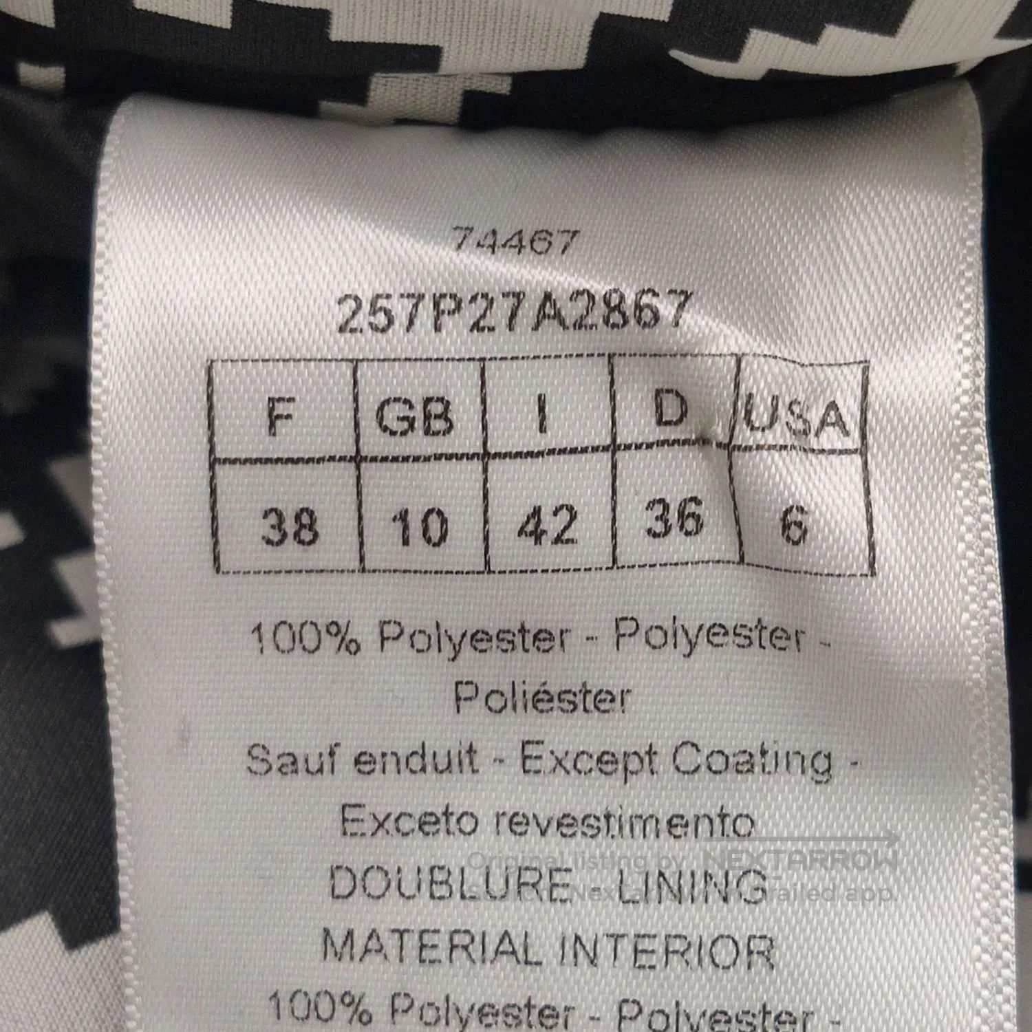 Dior Dior Belted Houndstooth Pants XS. Size 33" - 4 Thumbnail