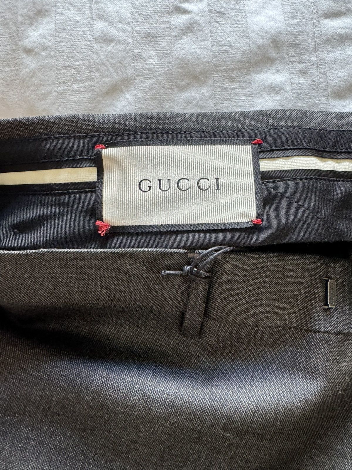 Gucci NWT Gucci Gray trousers Size 38R - 4 Thumbnail