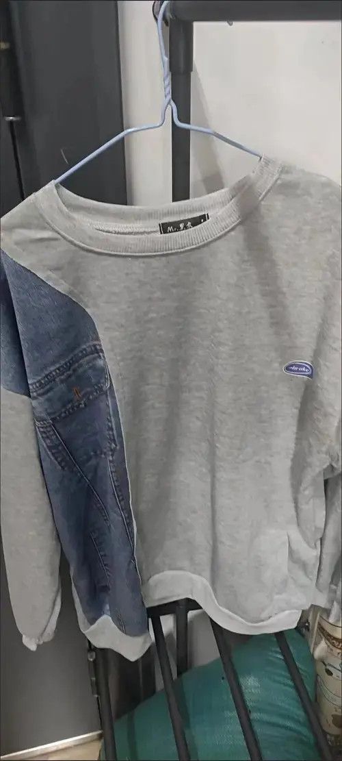 Other Denim Stitching Sweater Men’s Size US XXL / EU 58 / 5 - 3 Thumbnail