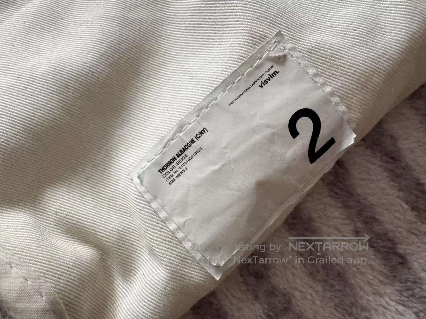 Visvim VISVIM 20SS THORSON ALBACORE Droplet Sleeve MA. Size US M / EU 48-50 / 2 - 6 Thumbnail