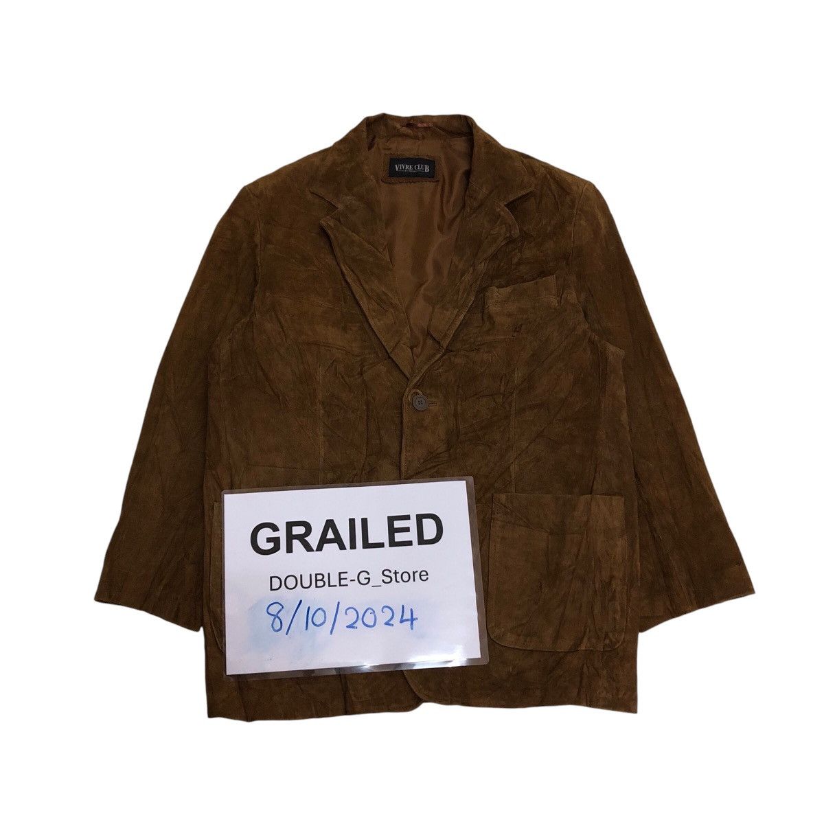 Japanese Brand 📌Vtg Genuine Leather Biker Jacket Vivre Club Issey Miyake Size US M / EU 48-50 / 2 - 1 Thumbnail