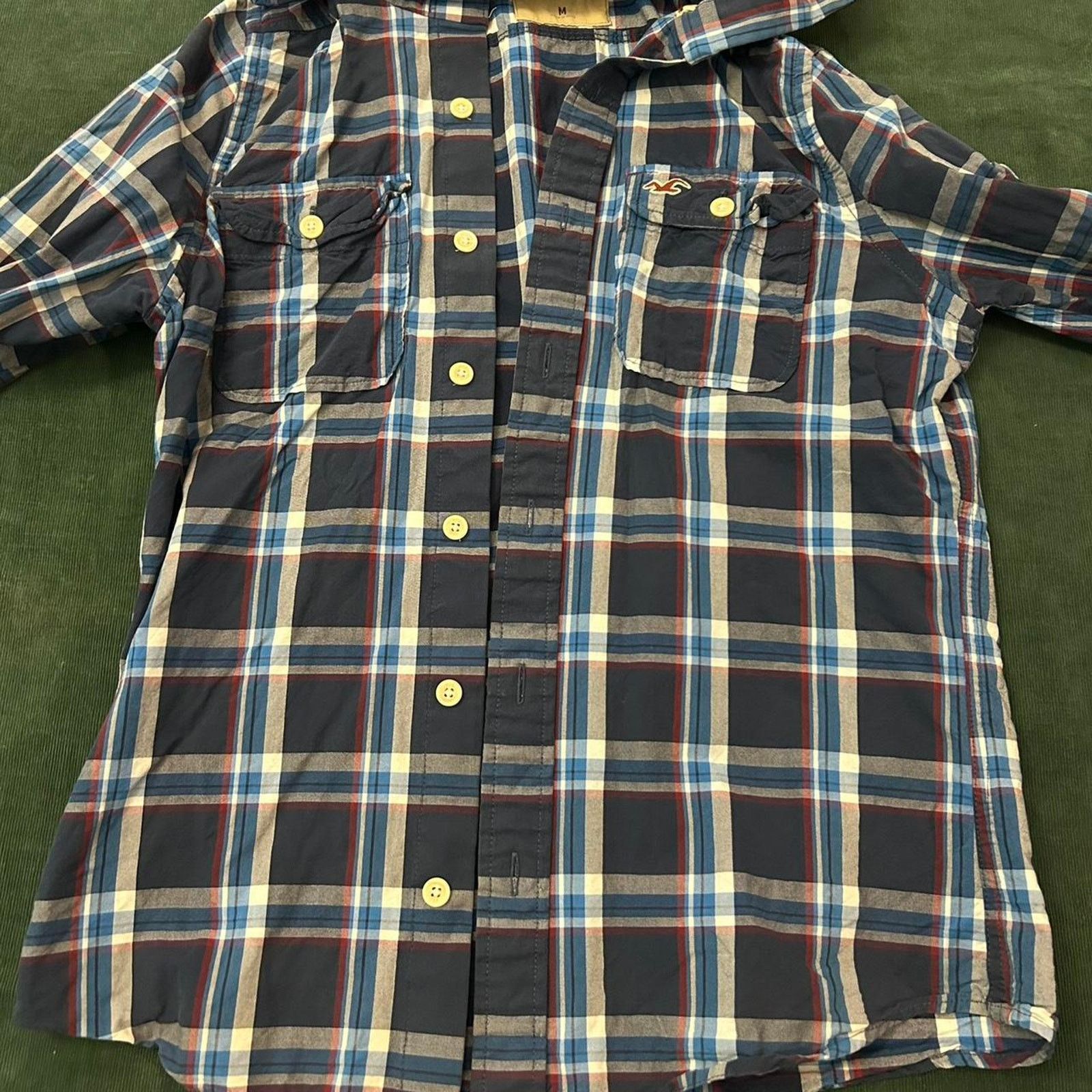 Hollister Y2k hollister flannel hoodie Size US M / EU 48-50 / 2 - 2 Thumbnail