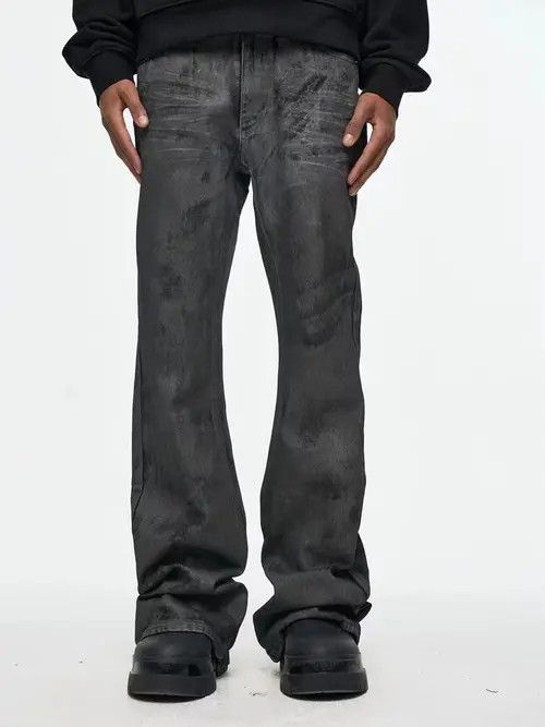 Japanese Brand × Jean Vintage Baggy Flared Jeans Size US 28 / EU 44 - 2 Thumbnail