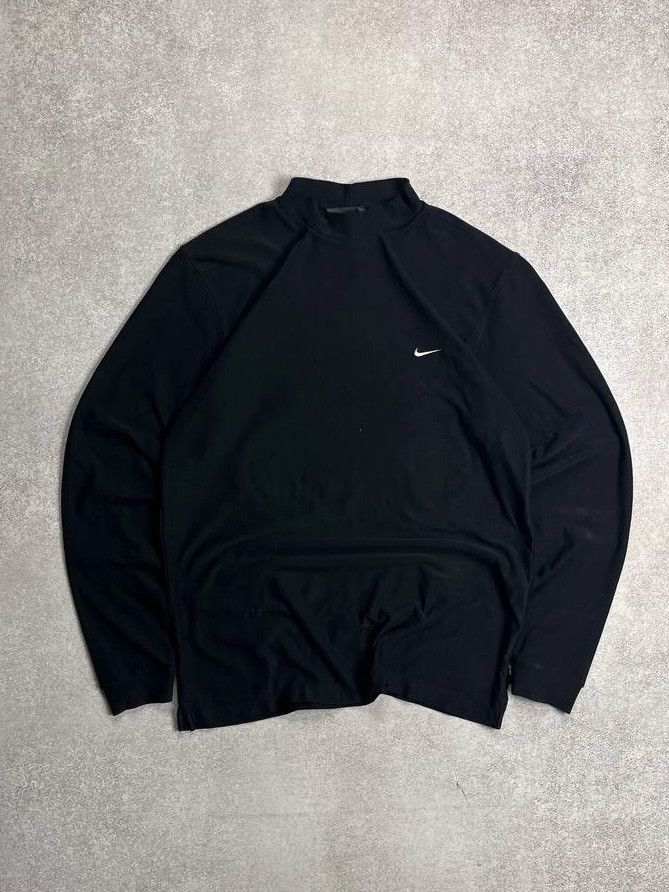 Nike × Vintage Vintage Nike Swoosh Turtleneck Longsleeve M Size US M / EU 48-50 / 2 - 1 Thumbnail