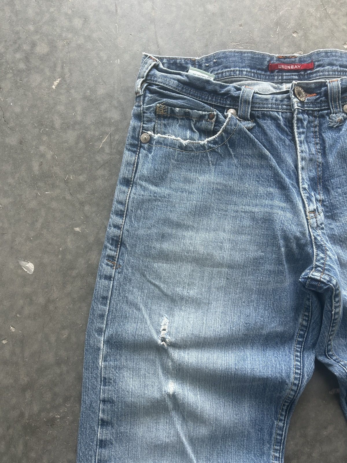 UNIONBAY × Vintage Vintage Y2K Unionbay Denim Jeans 31x30 Straight Fit Size US 31 - 2 Thumbnail