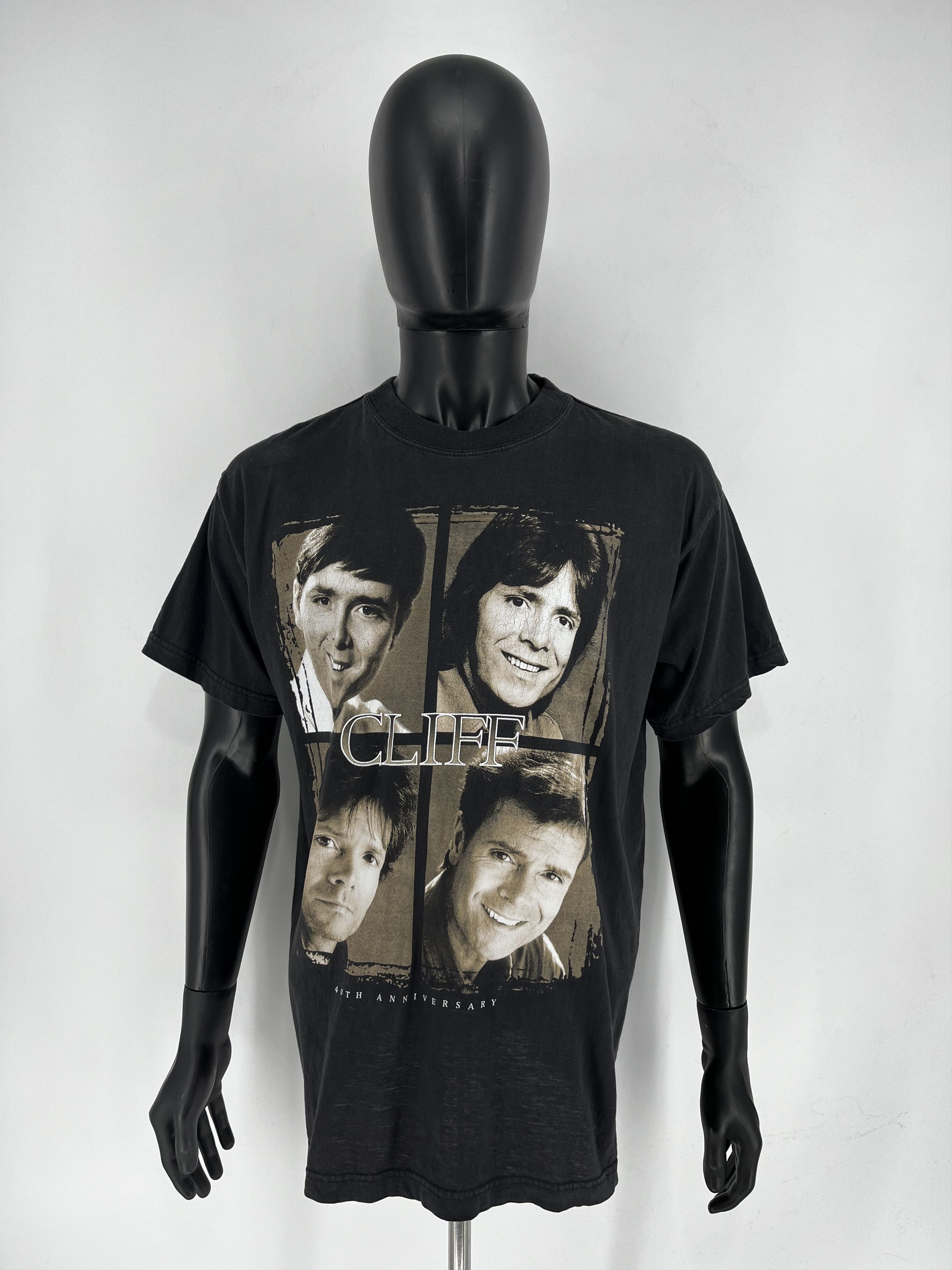 Band Tees × Vintage Vintage Cliff Richard T Shirt Australia NZ Anniversary 1998 Size US L / EU 52-54 / 3 - 2 Thumbnail